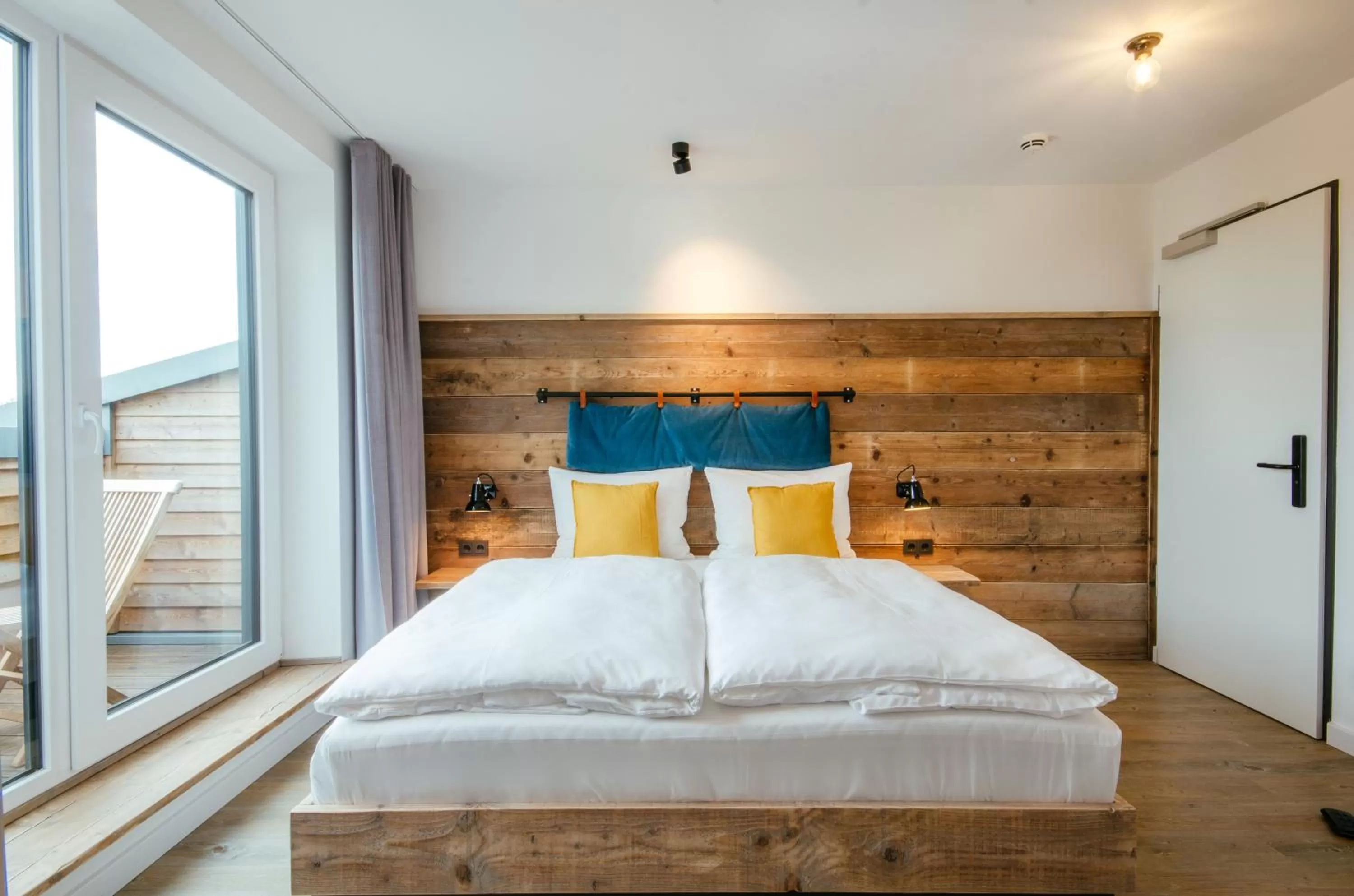 Bed in Hotel Landhafen