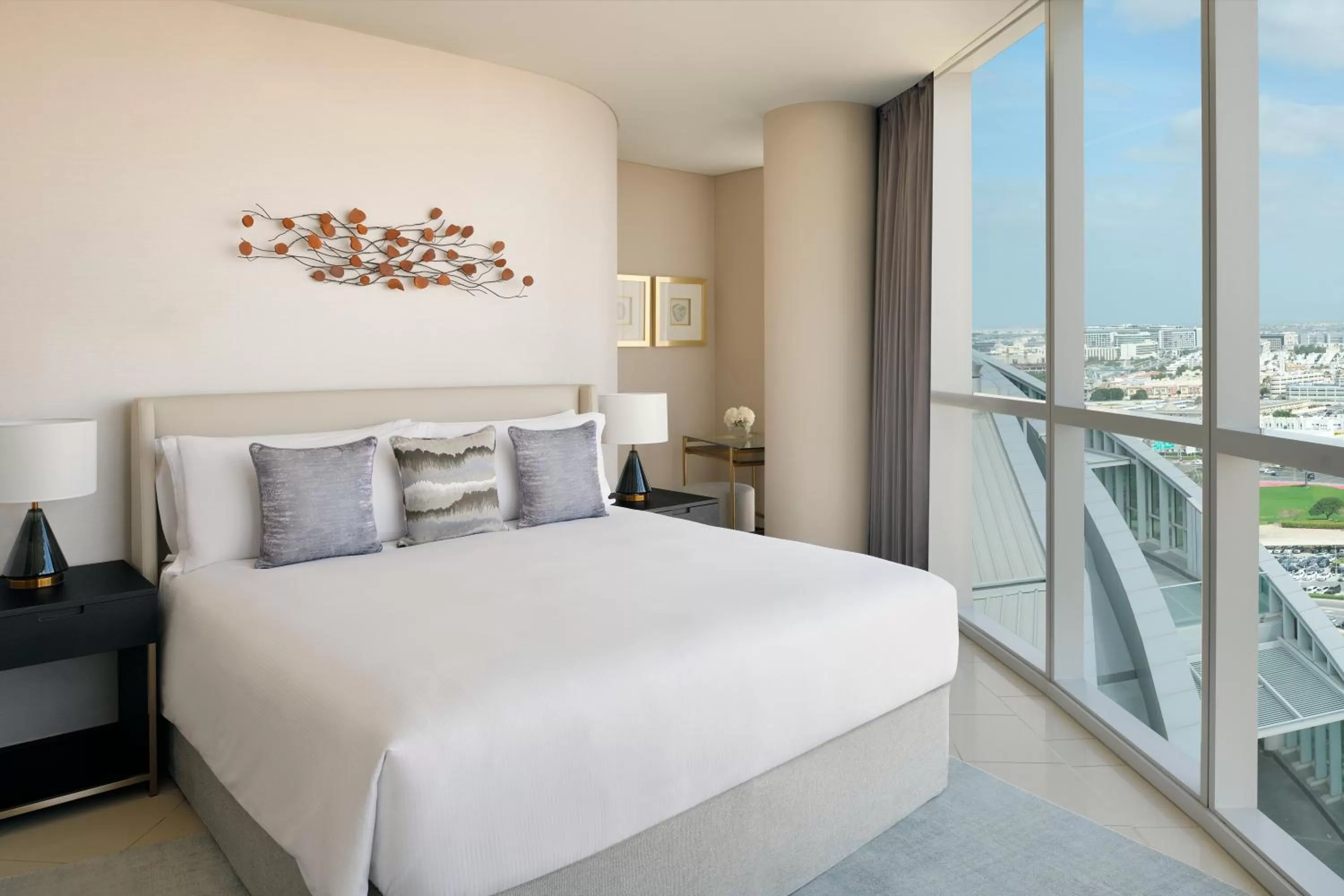 Bedroom, Bed in InterContinental Residence Suites Dubai Festival City by IHG