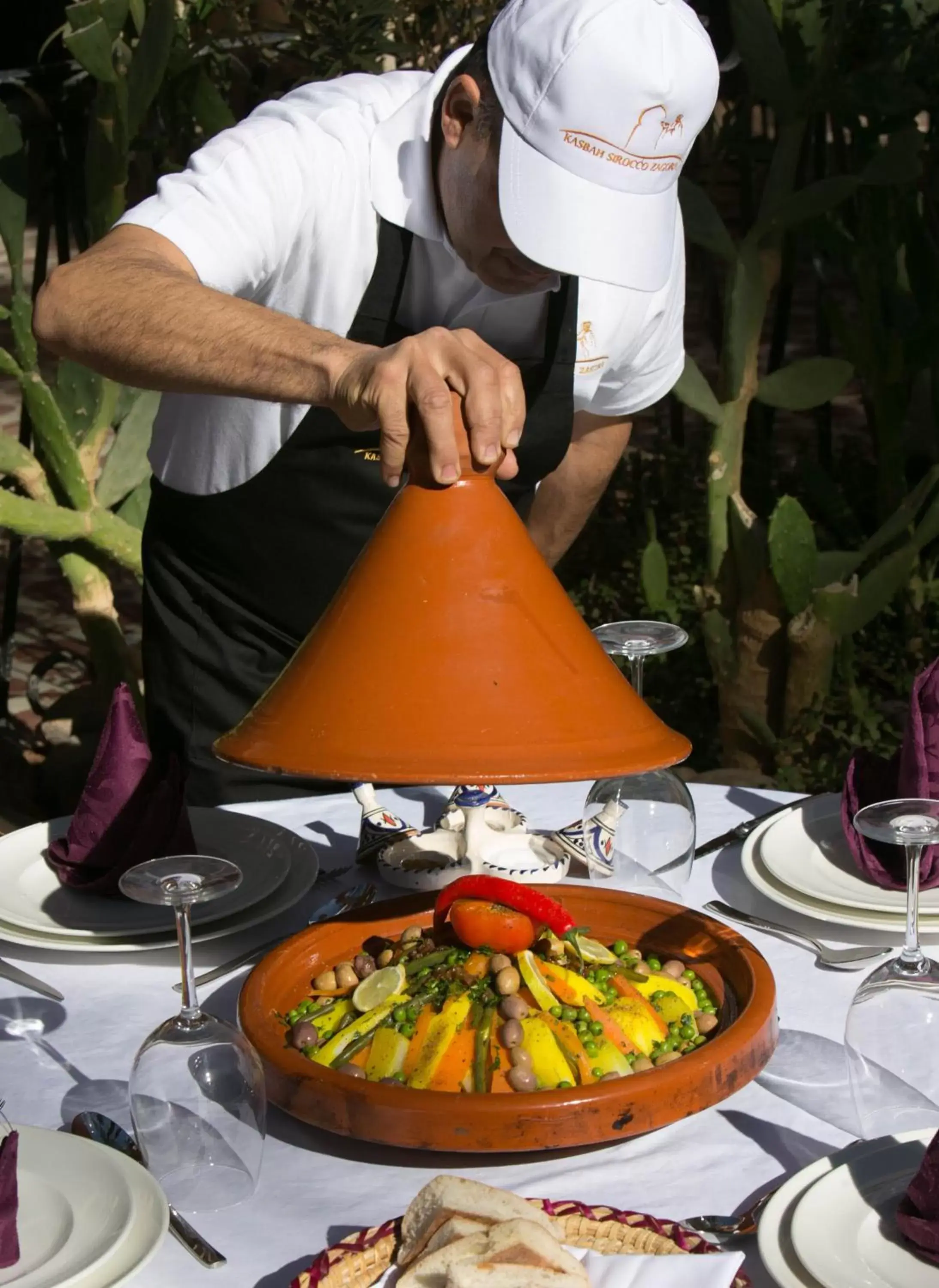 Lunch, Food in Kasbah Sirocco