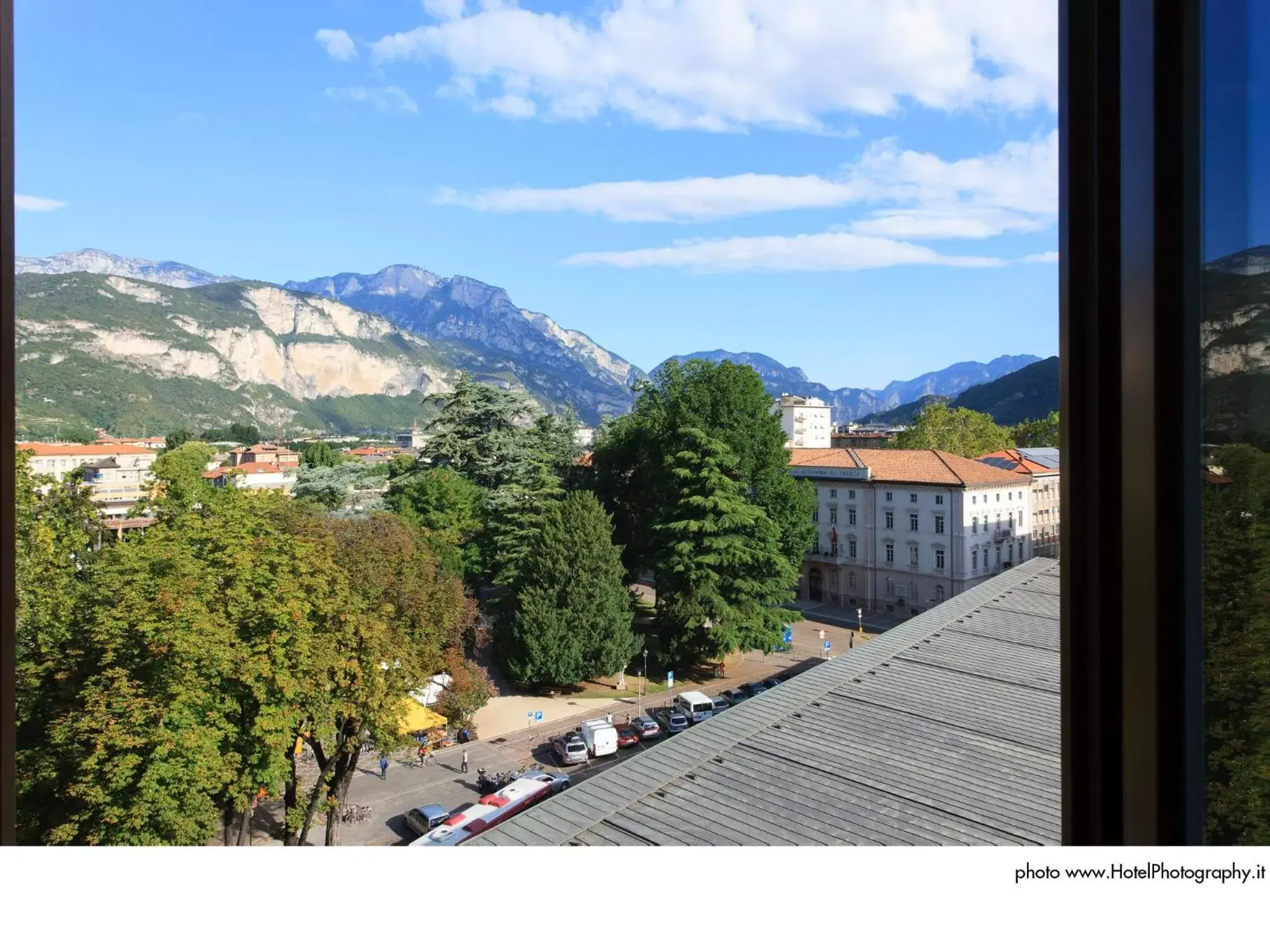 View (from property/room), Mountain View in Grand Hotel Trento