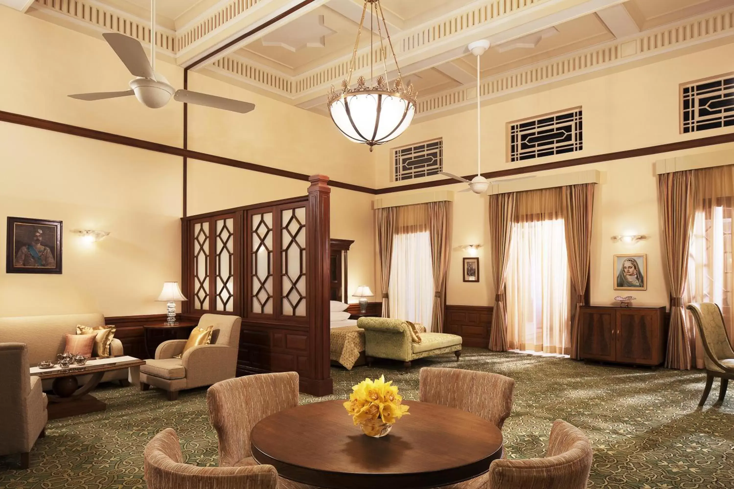 Photo of the whole room, Seating Area in Umaid Bhawan Palace Jodhpur