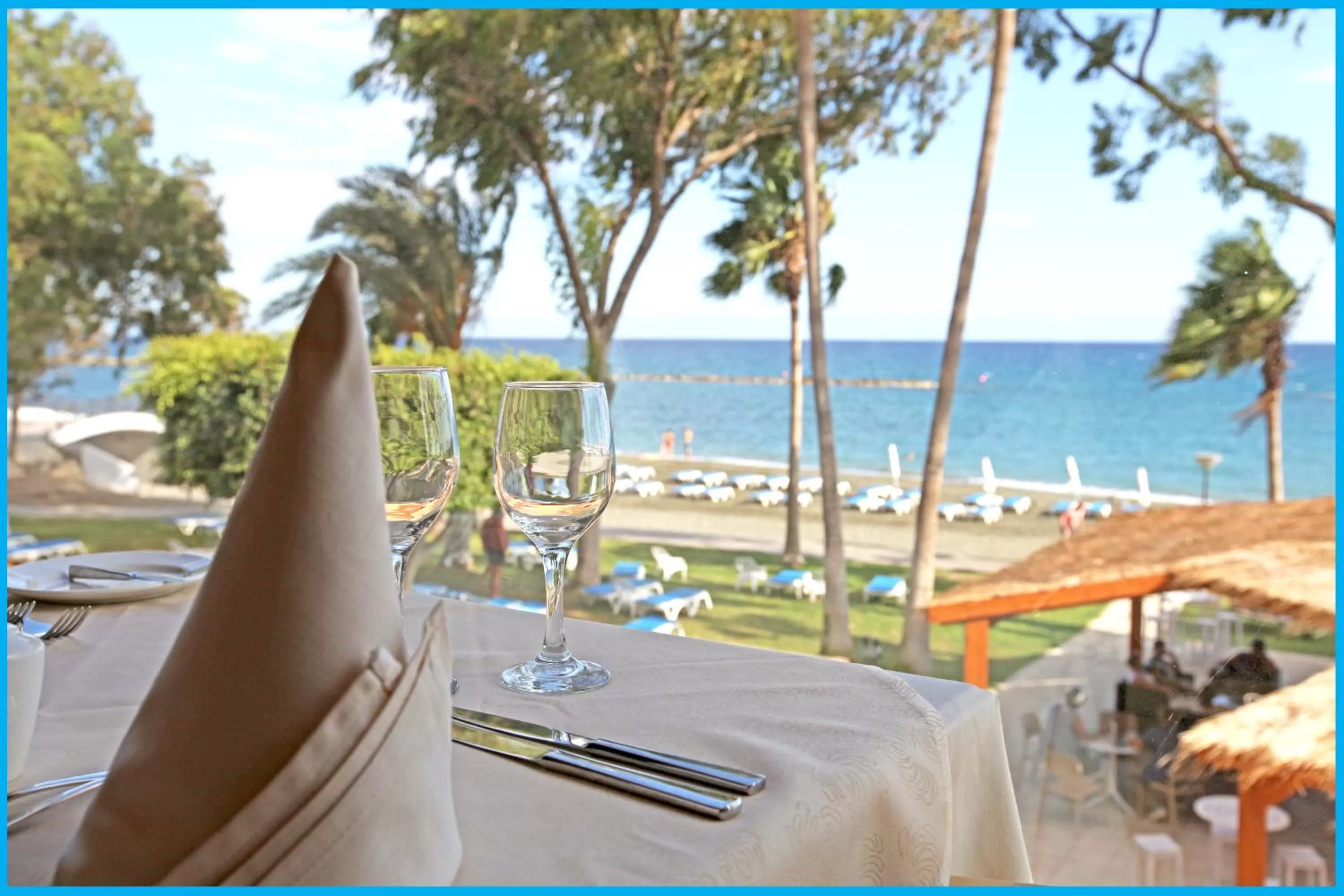Restaurant/places to eat in Poseidonia Beach Hotel