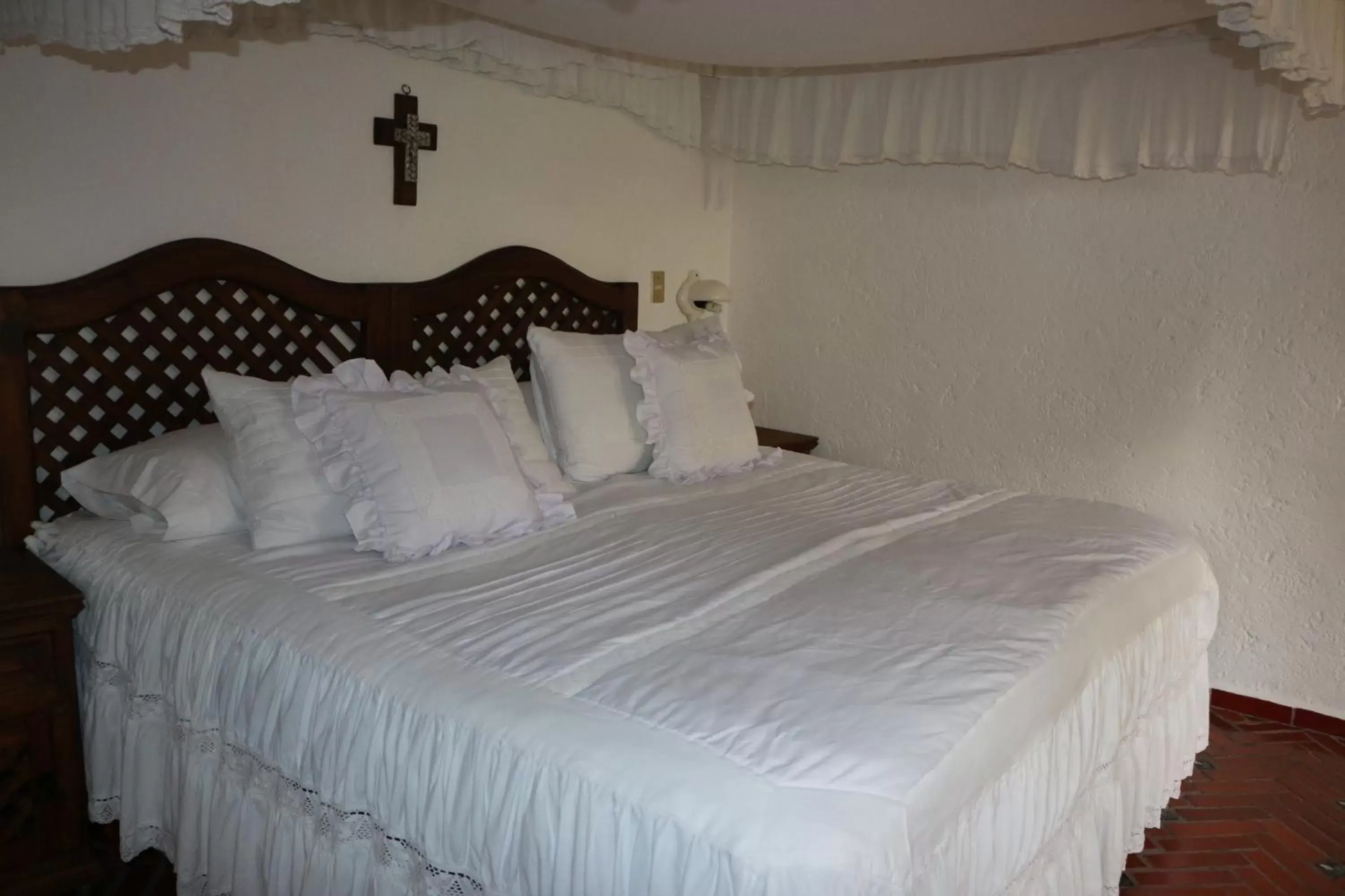 Bed in Posada Los Alcatraces