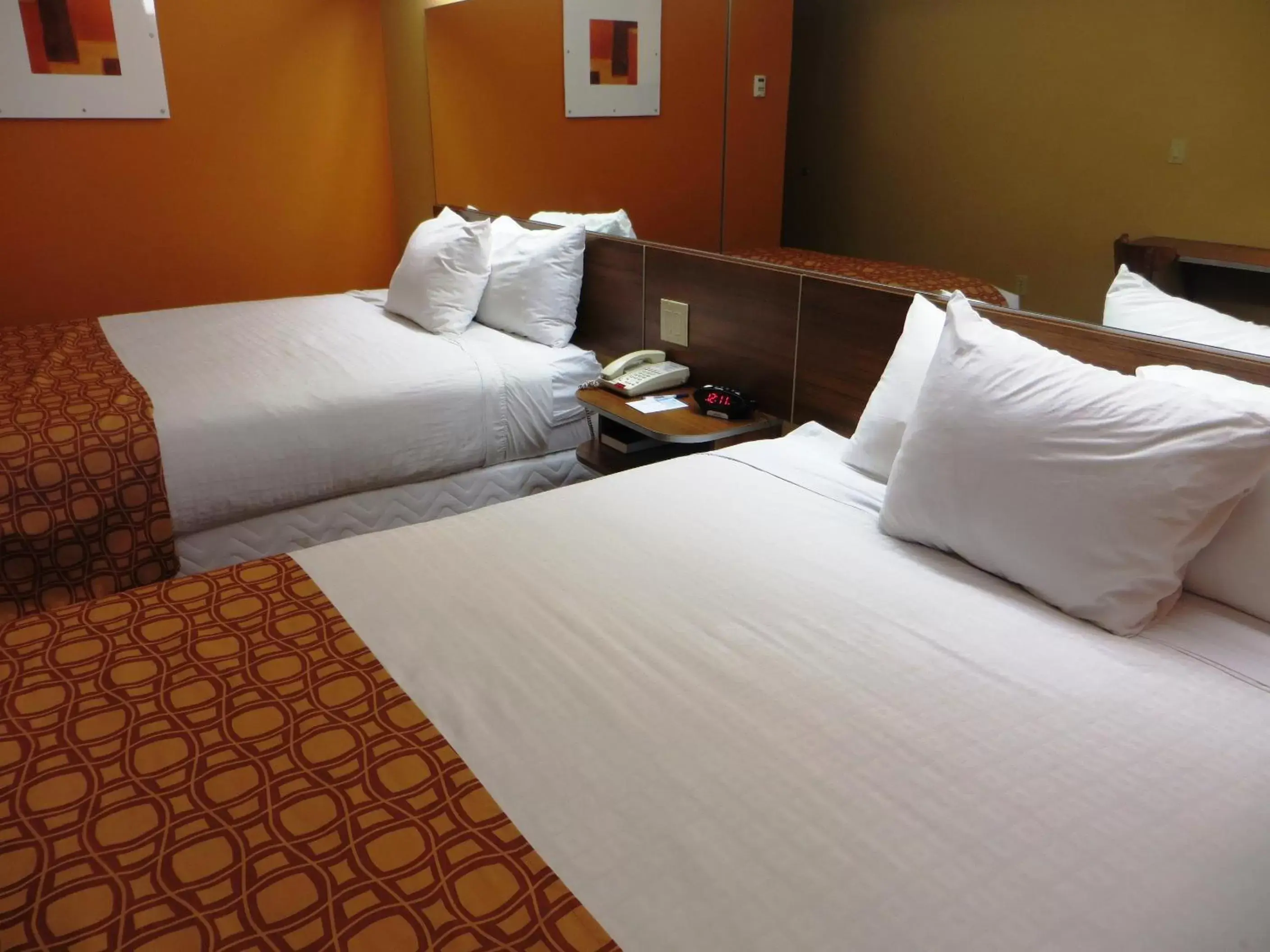 Queen Room with Two Queen Beds - Non-Smoking in Microtel by Wyndham South Bend Notre Dame University