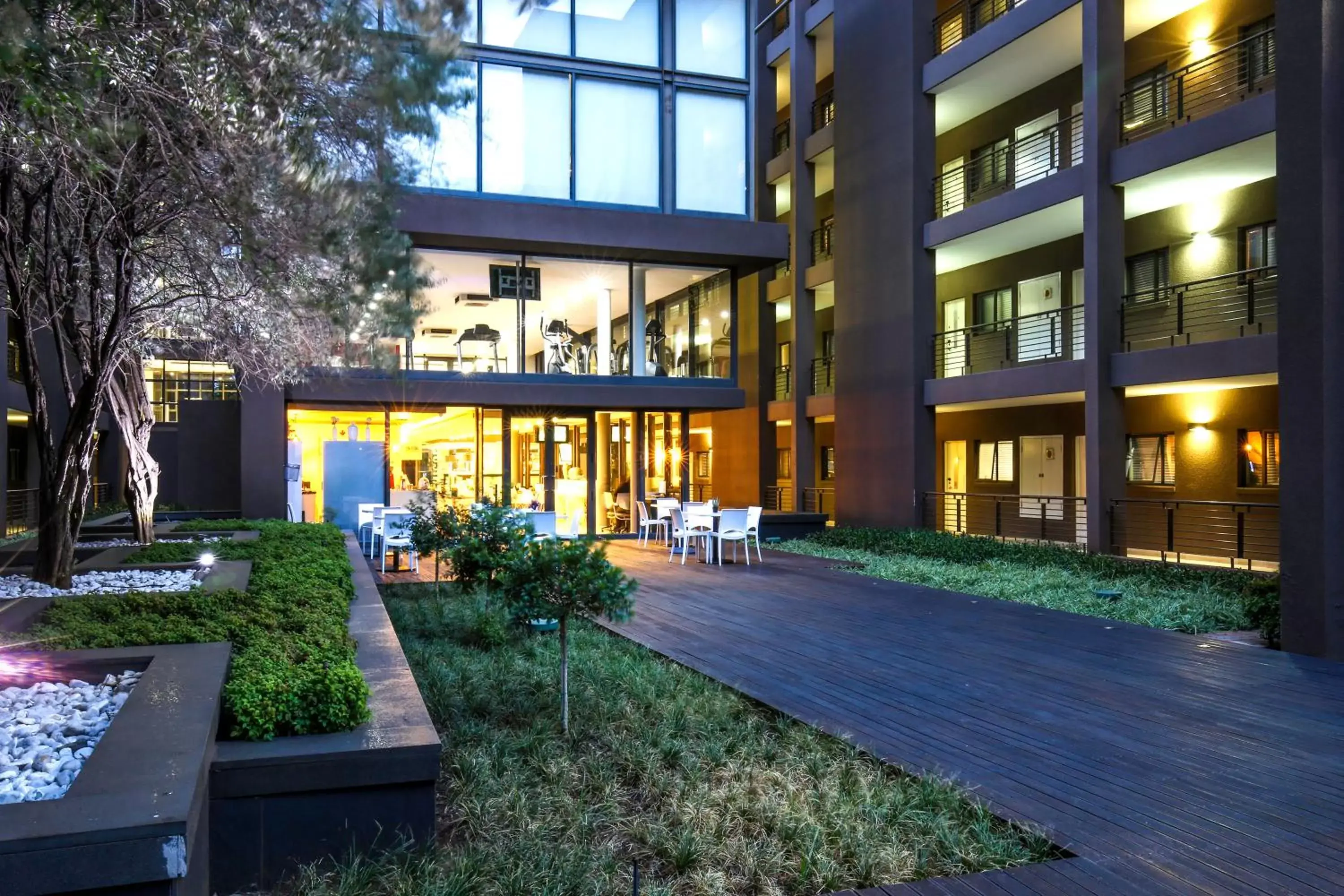 Swimming pool, Property Building in The Nicol Hotel and Apartments