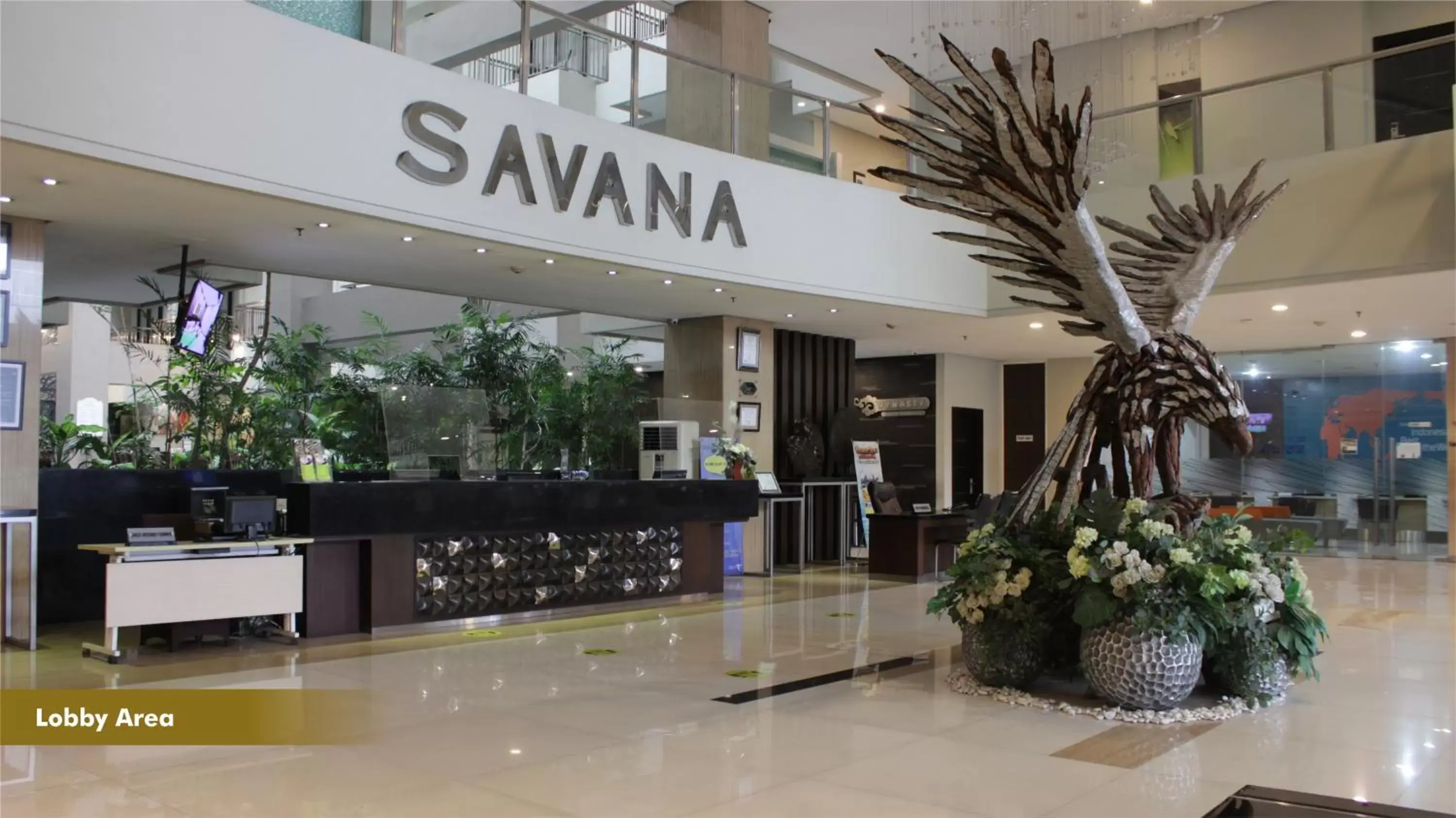 Lobby or reception in Savana Hotel & Convention Malang