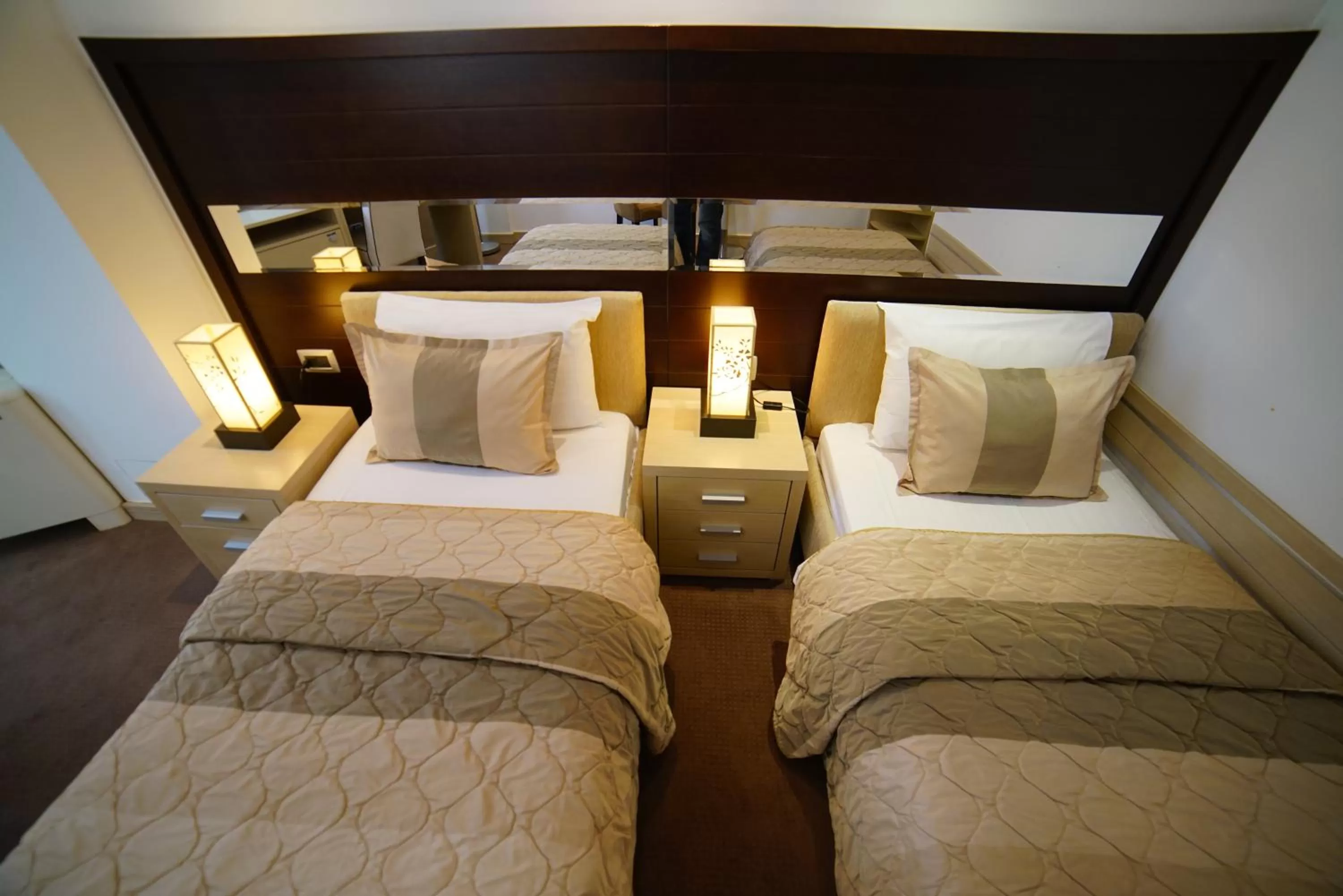 Bed in Hotel Vojvodina