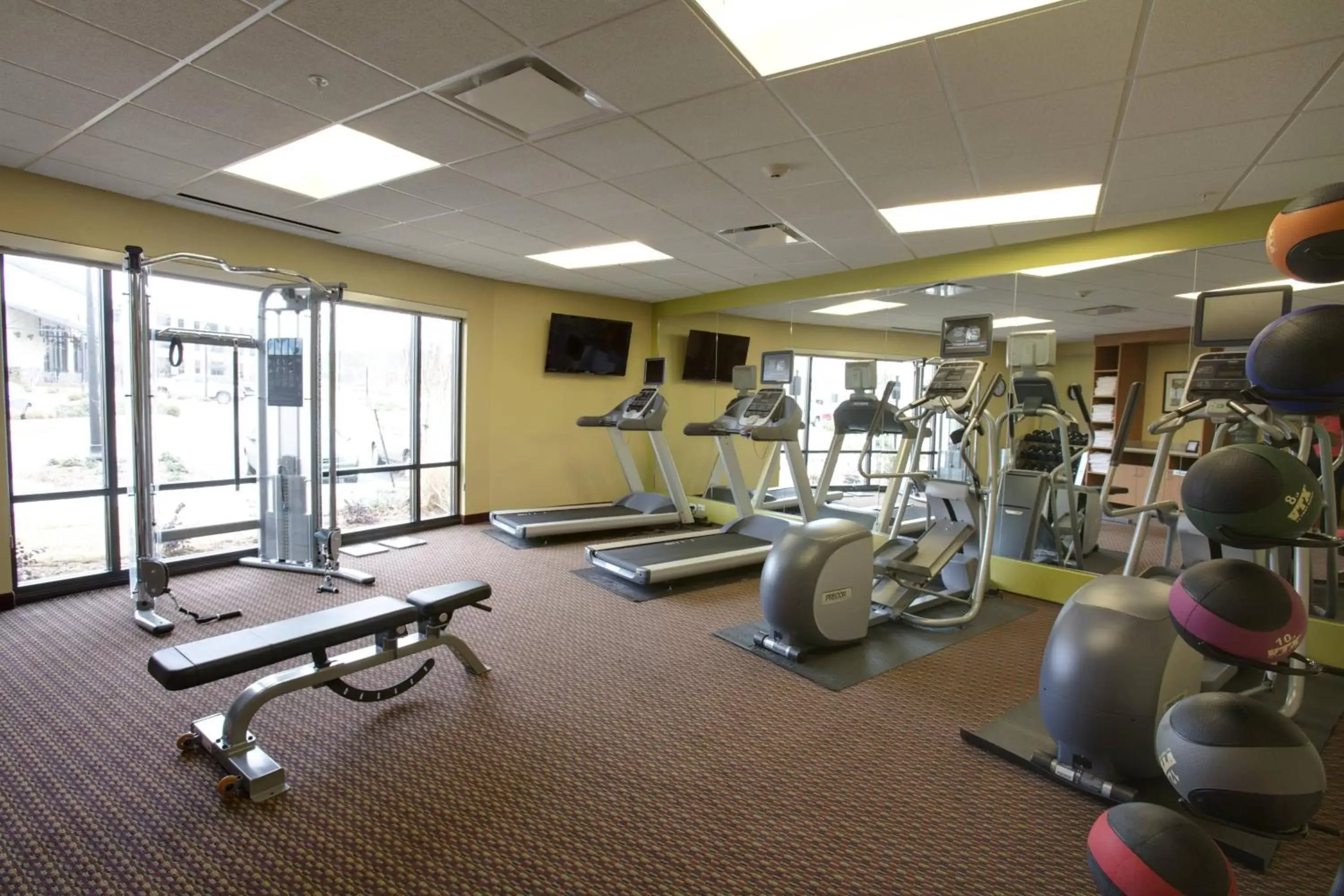 Fitness centre/facilities, Fitness Center/Facilities in TownePlace Suites by Marriott Jackson Ridgeland/The Township at Colony Park