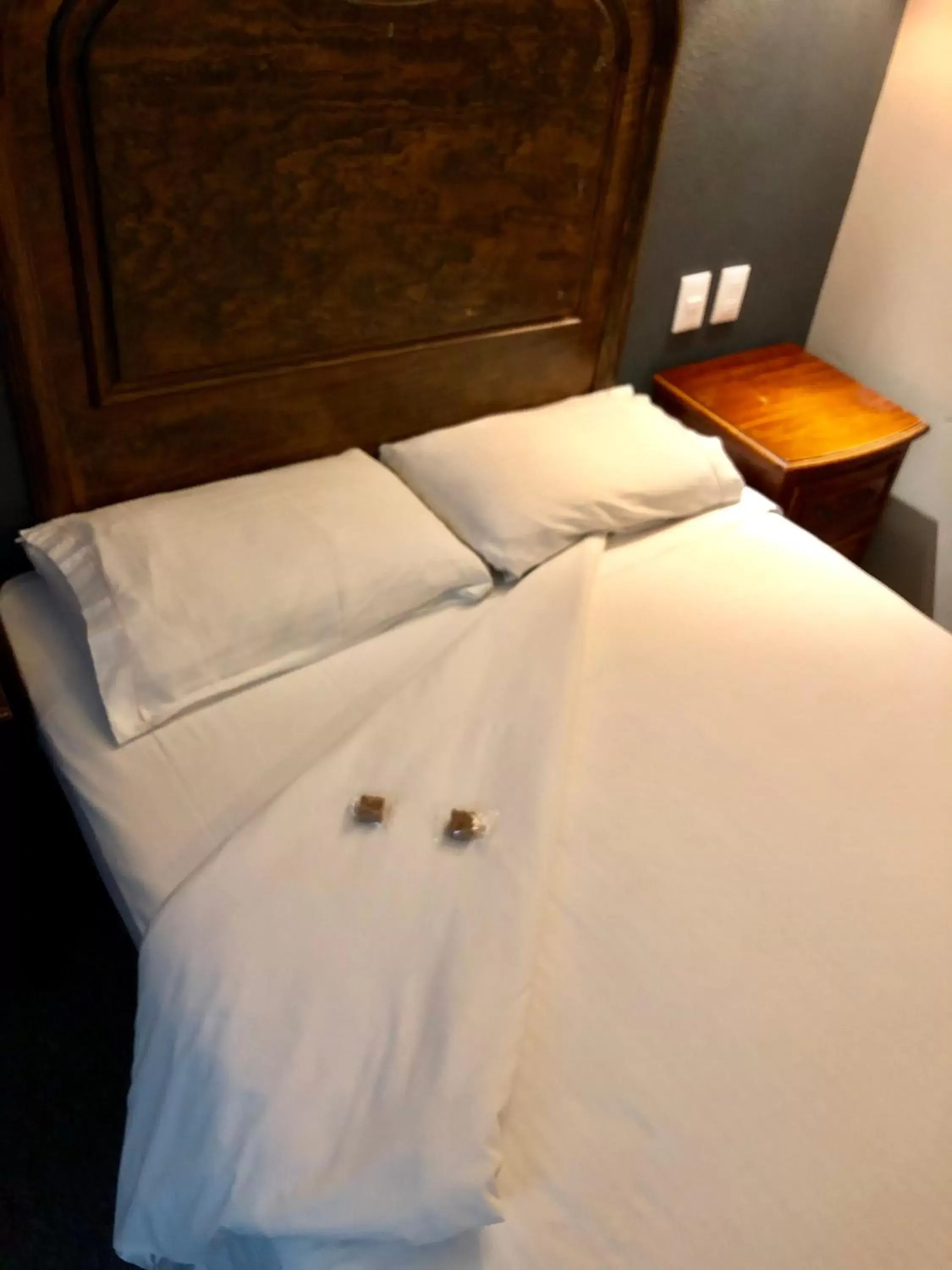 Bed in Hotel Canada
