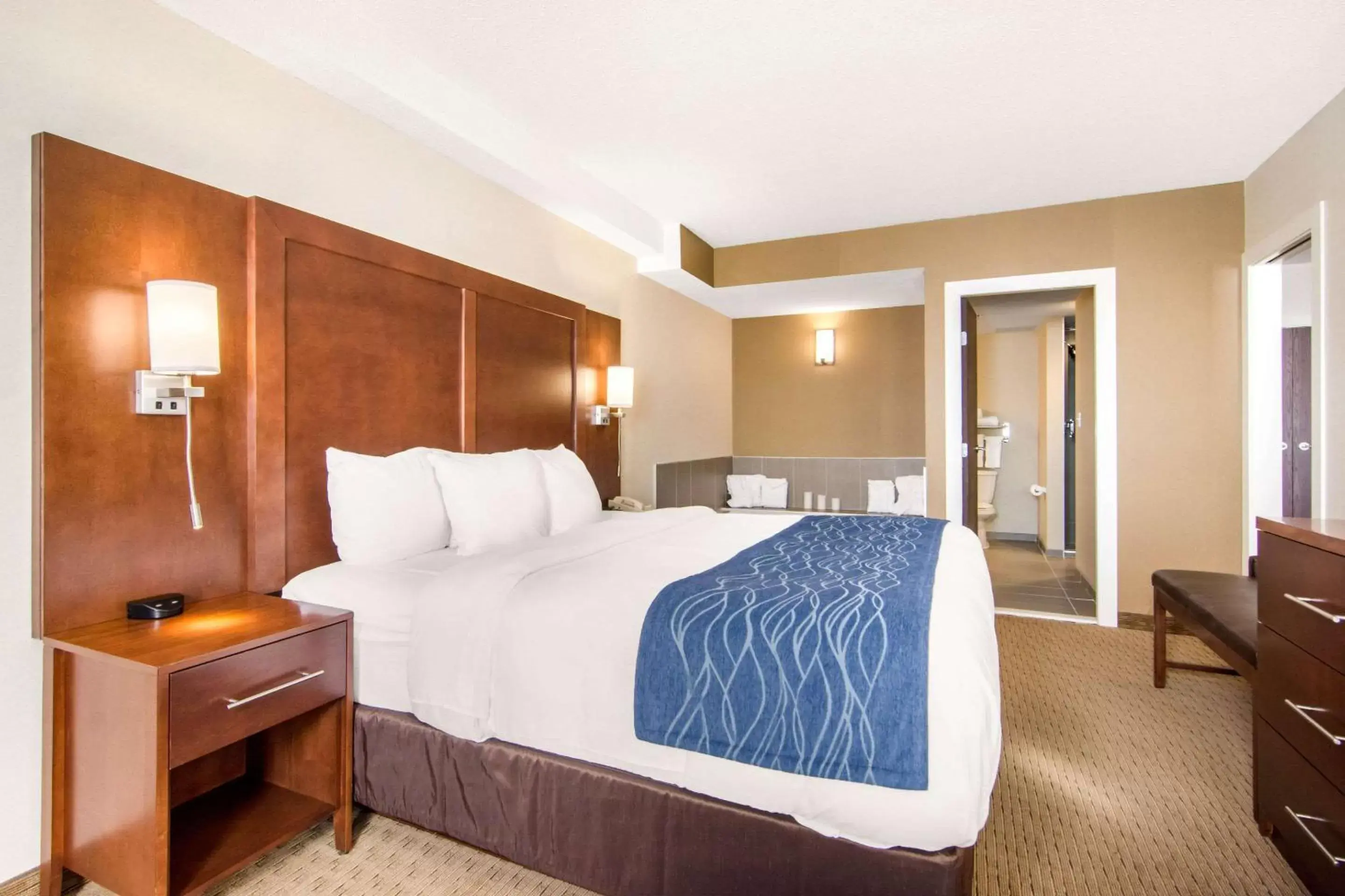 Bedroom, Bed in Comfort Inn & Suites Medicine Hat