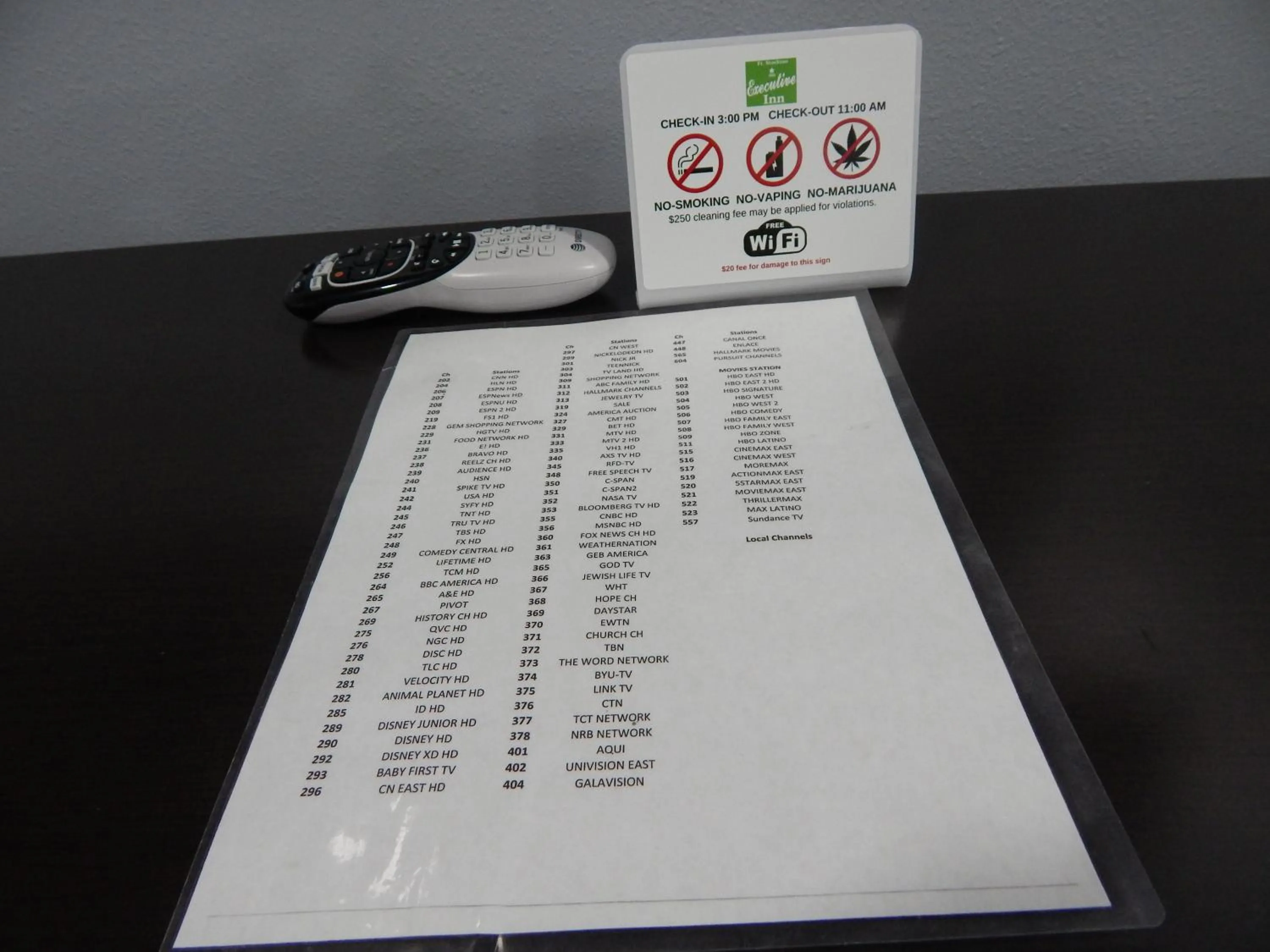 TV and multimedia in Executive Inn Fort Stockton