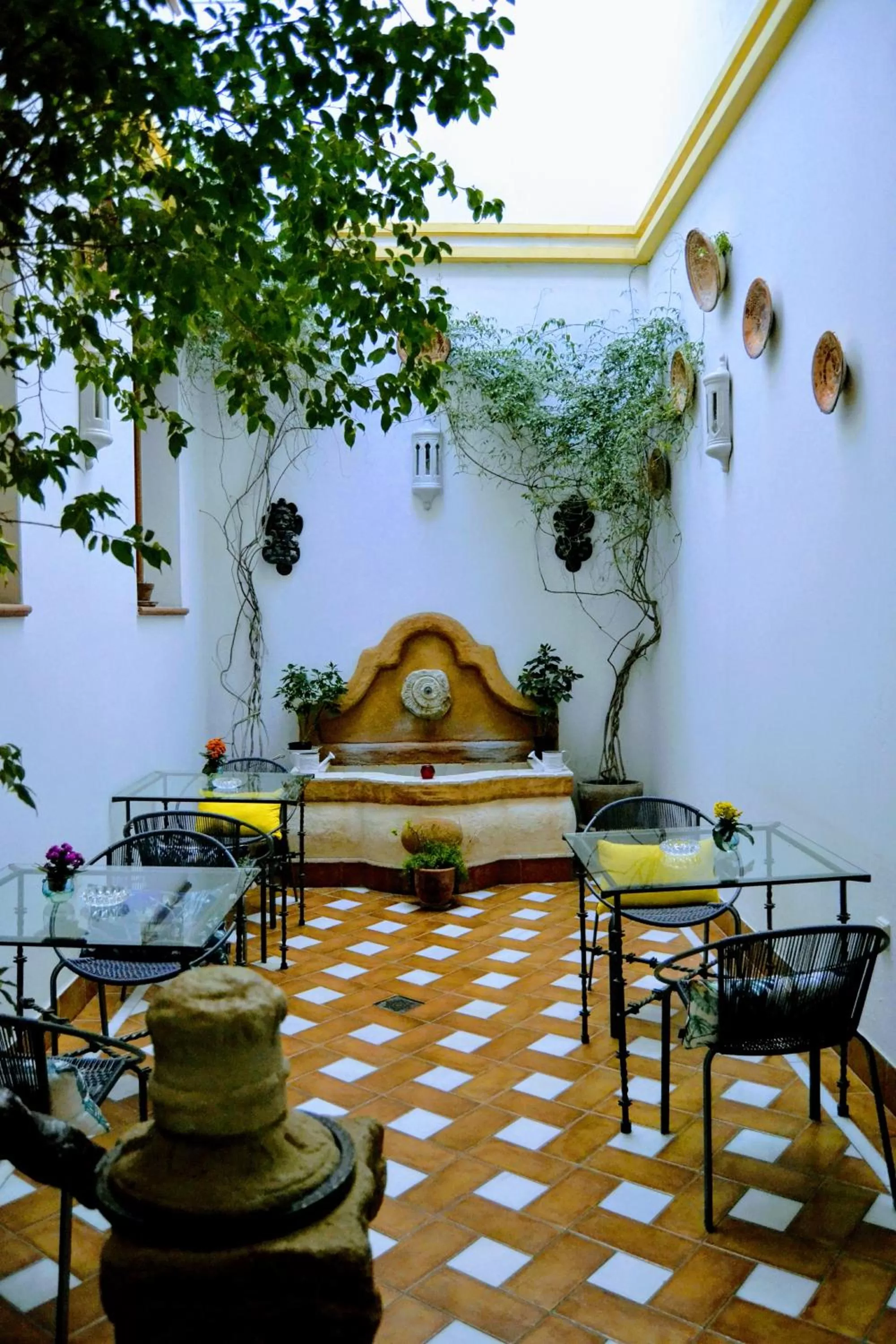 Patio, Restaurant/Places to Eat in La Llave de la Judería Hotel Boutique