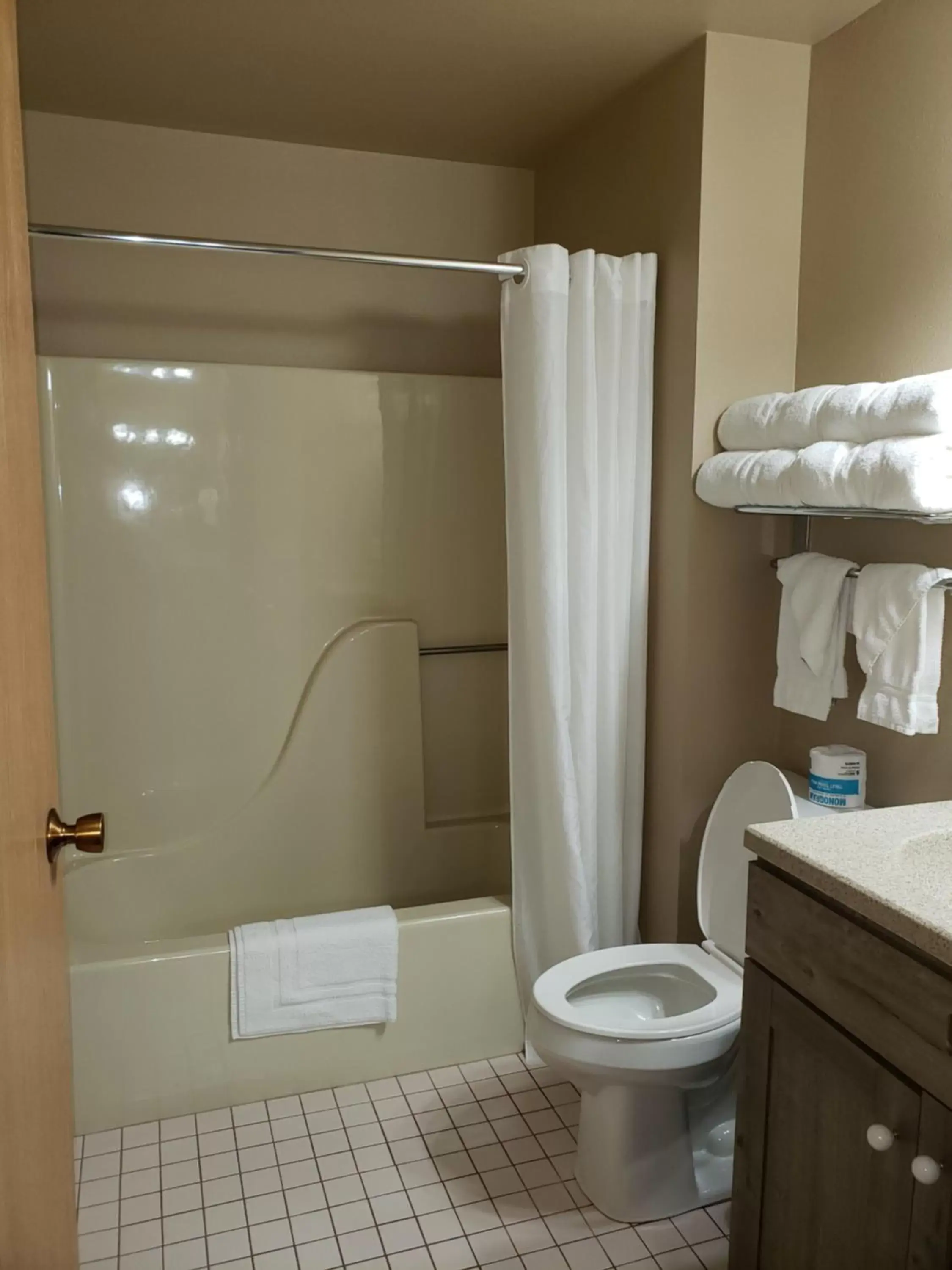 Bathroom in Woodside Dells Hotel & Suites