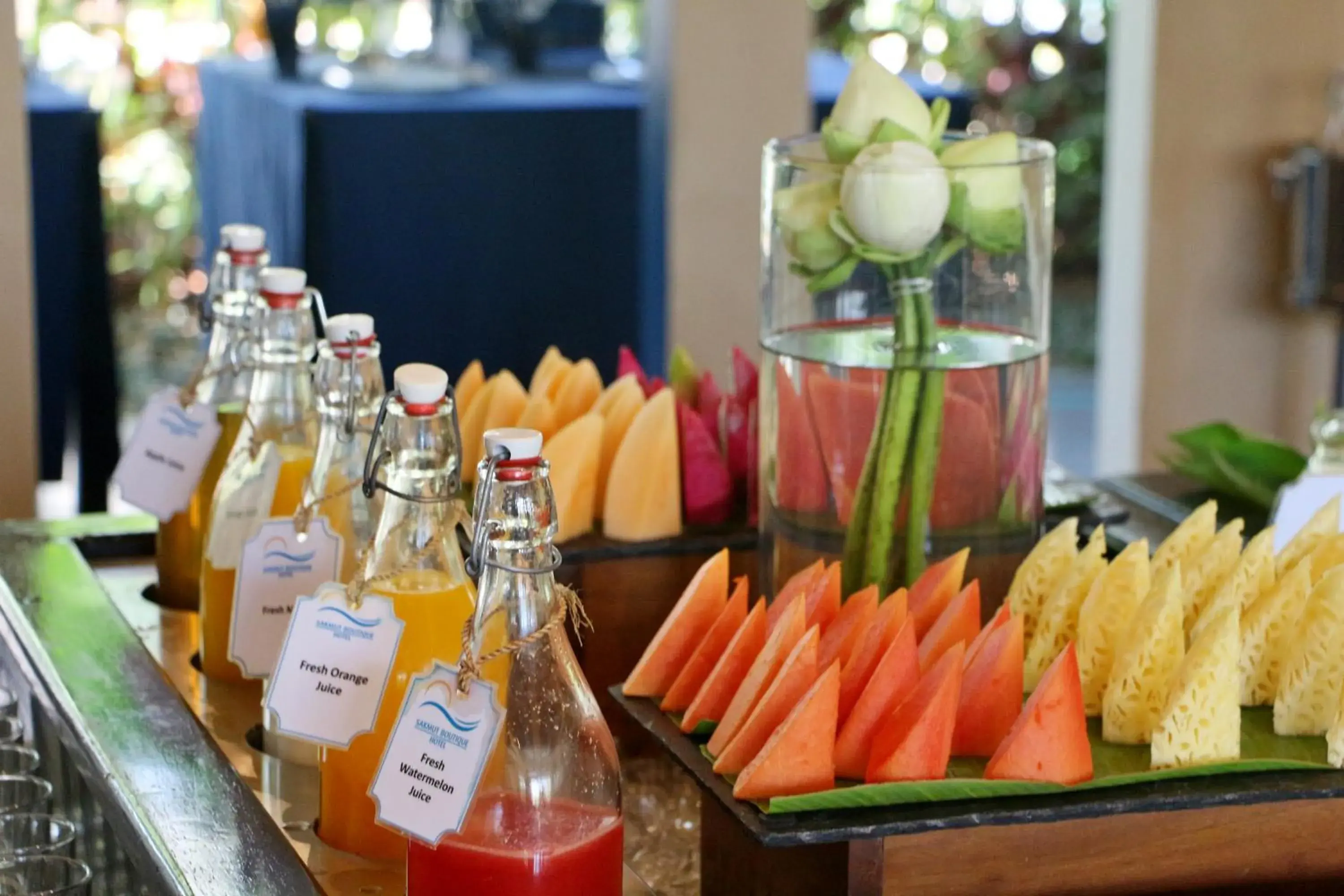 Buffet breakfast in Sakmut Boutique Hotel