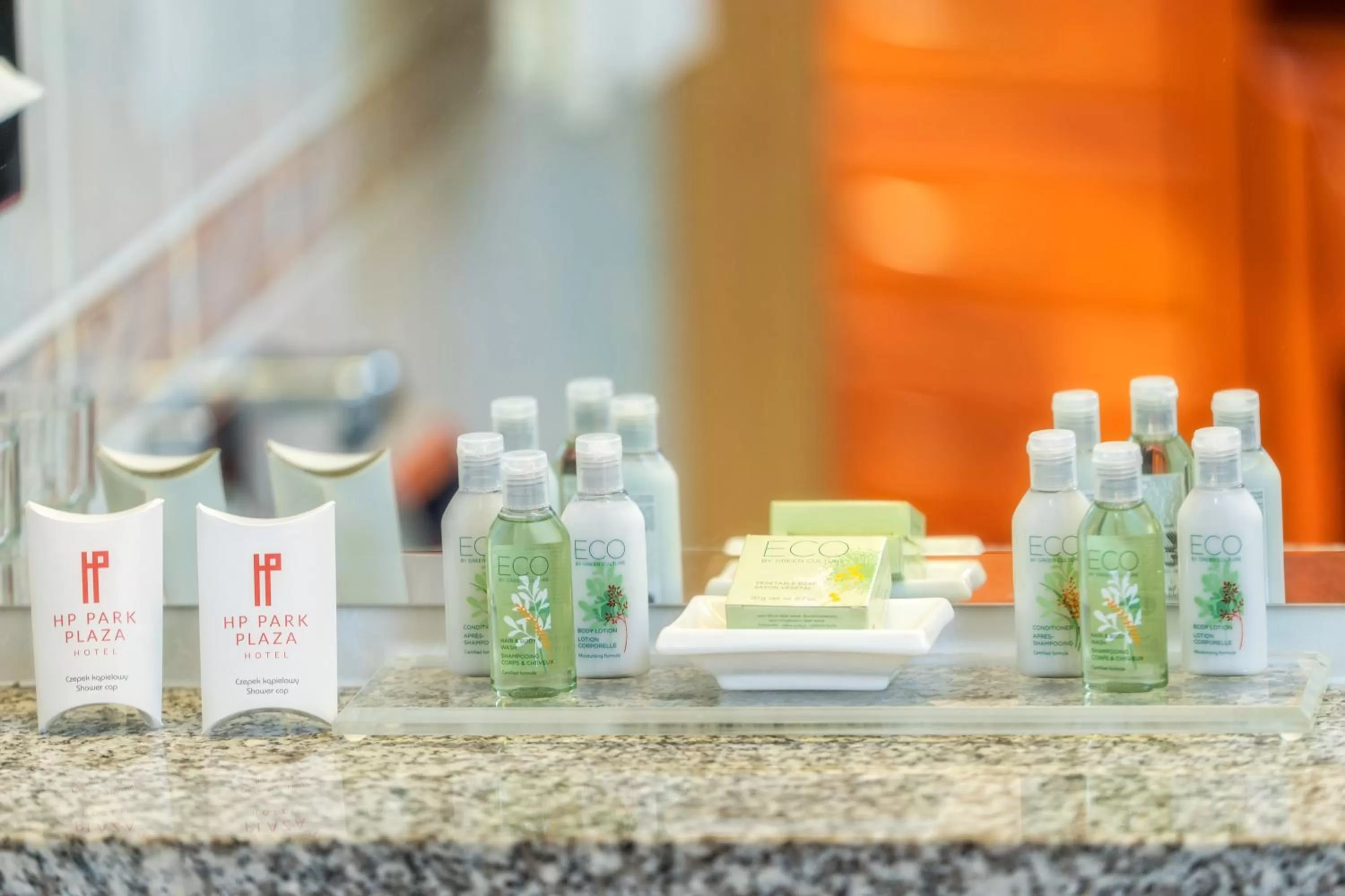 Bathroom in HP Park Plaza