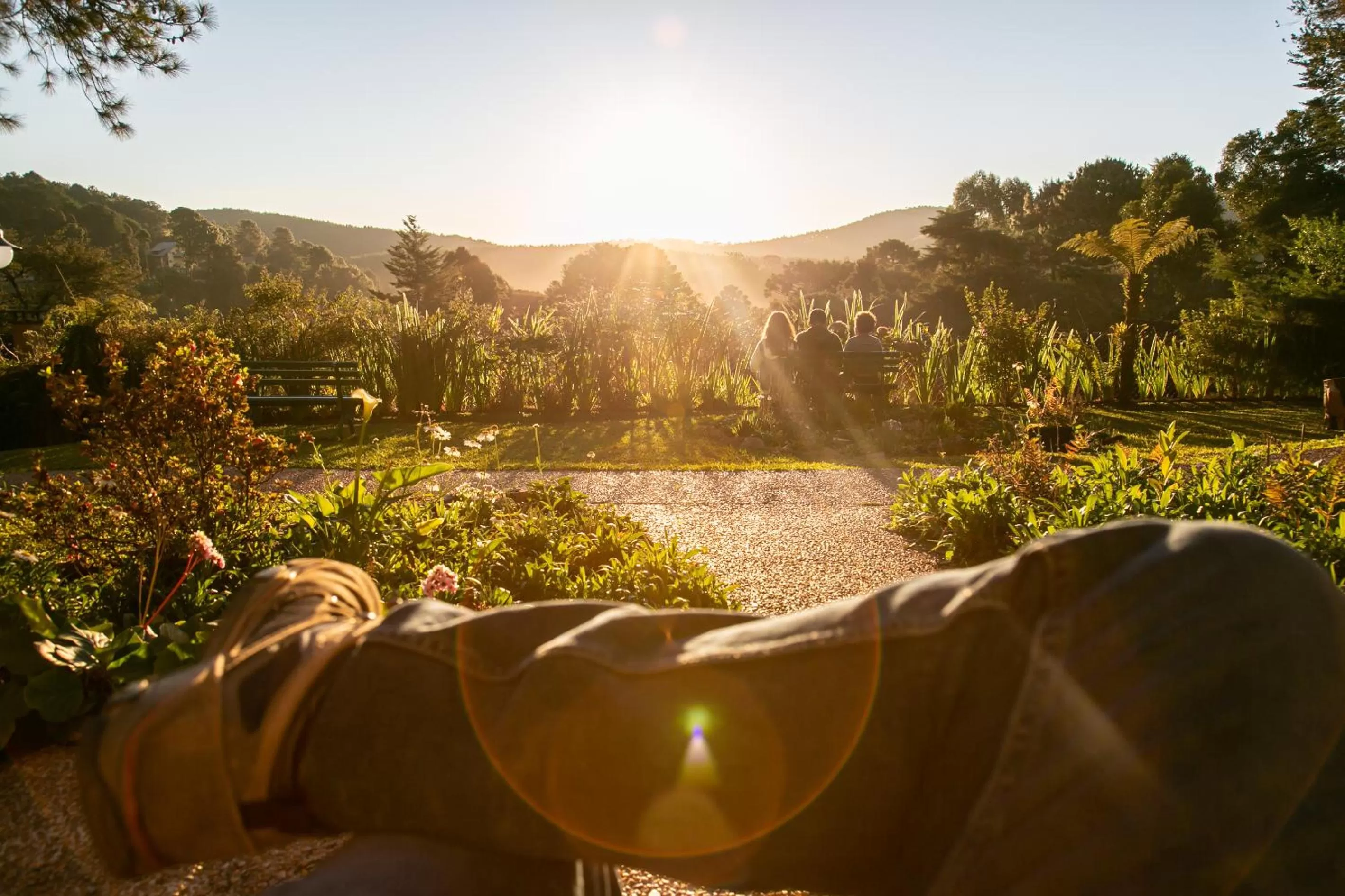 Garden view in Pousada Aguia da Montanha
