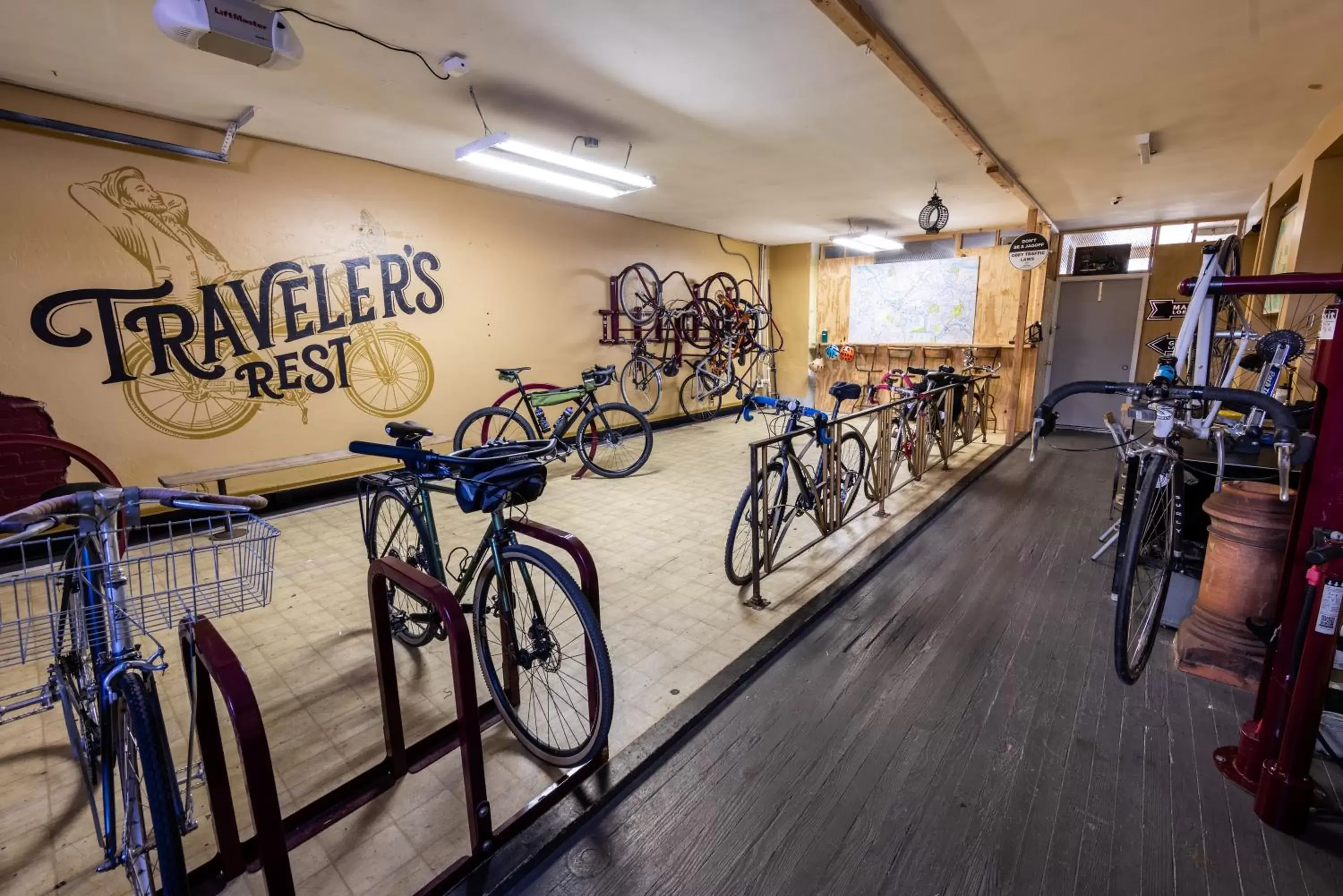 Cycling in Traveler's Rest Hotel