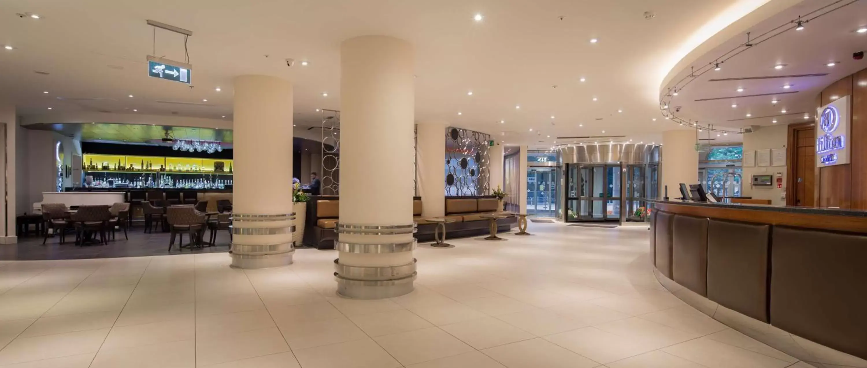 Lobby or reception in Hilton Cardiff