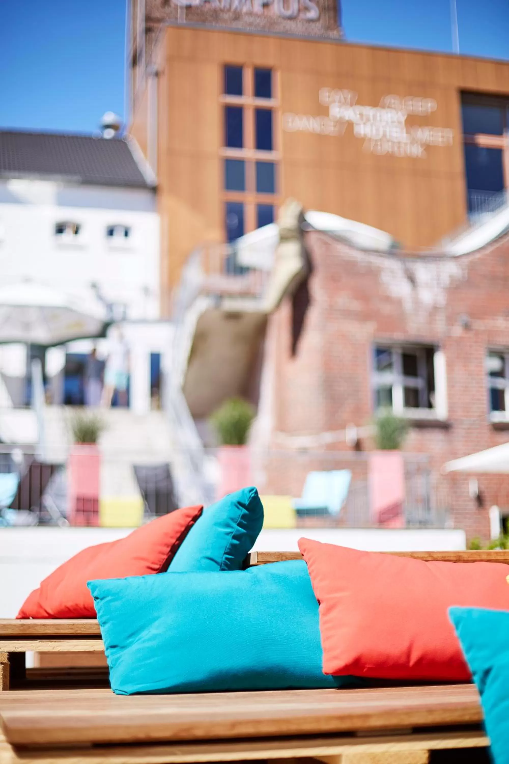 Decorative detail in Factory Hotel