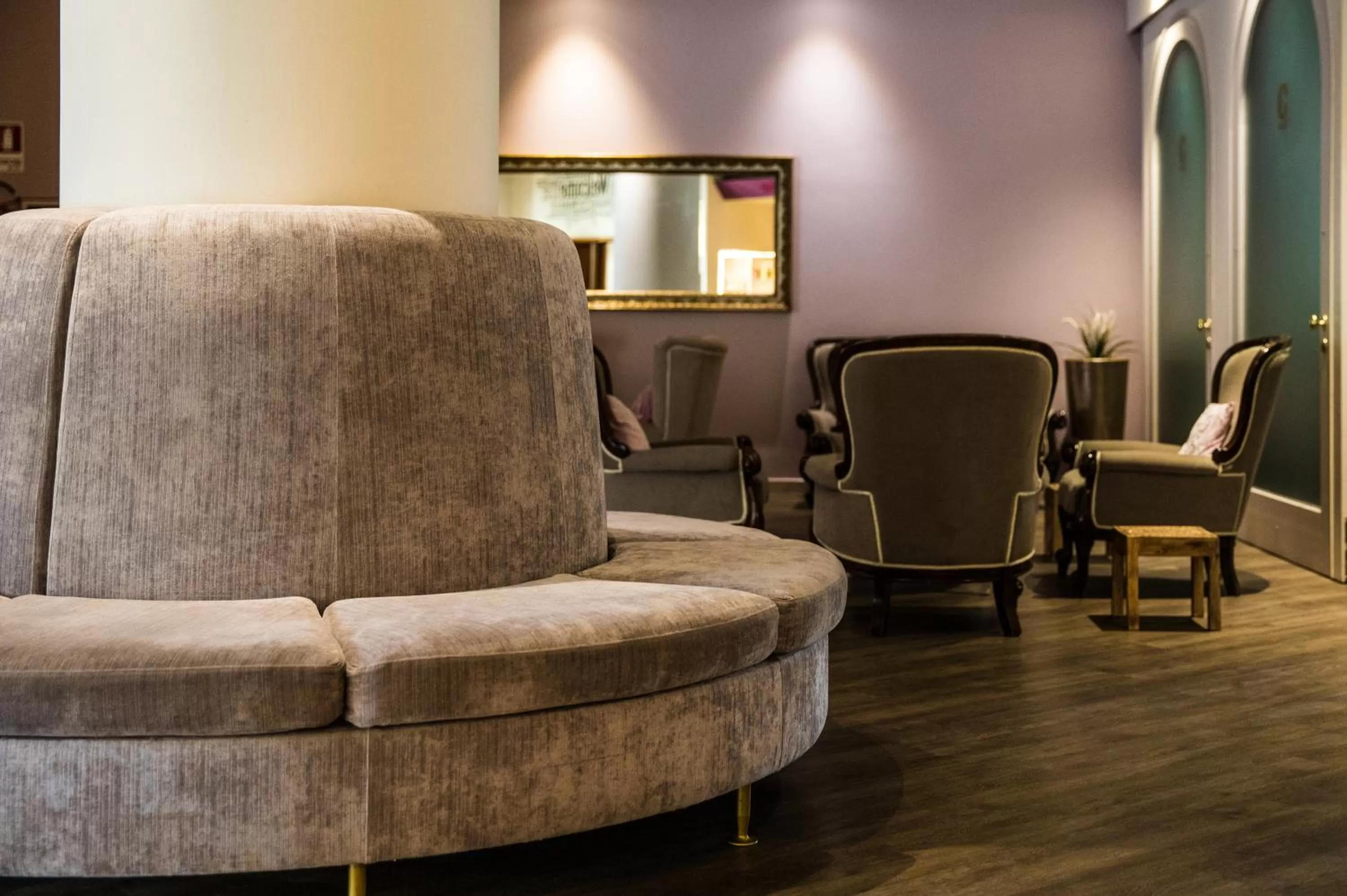 Seating area in Hotel Casali