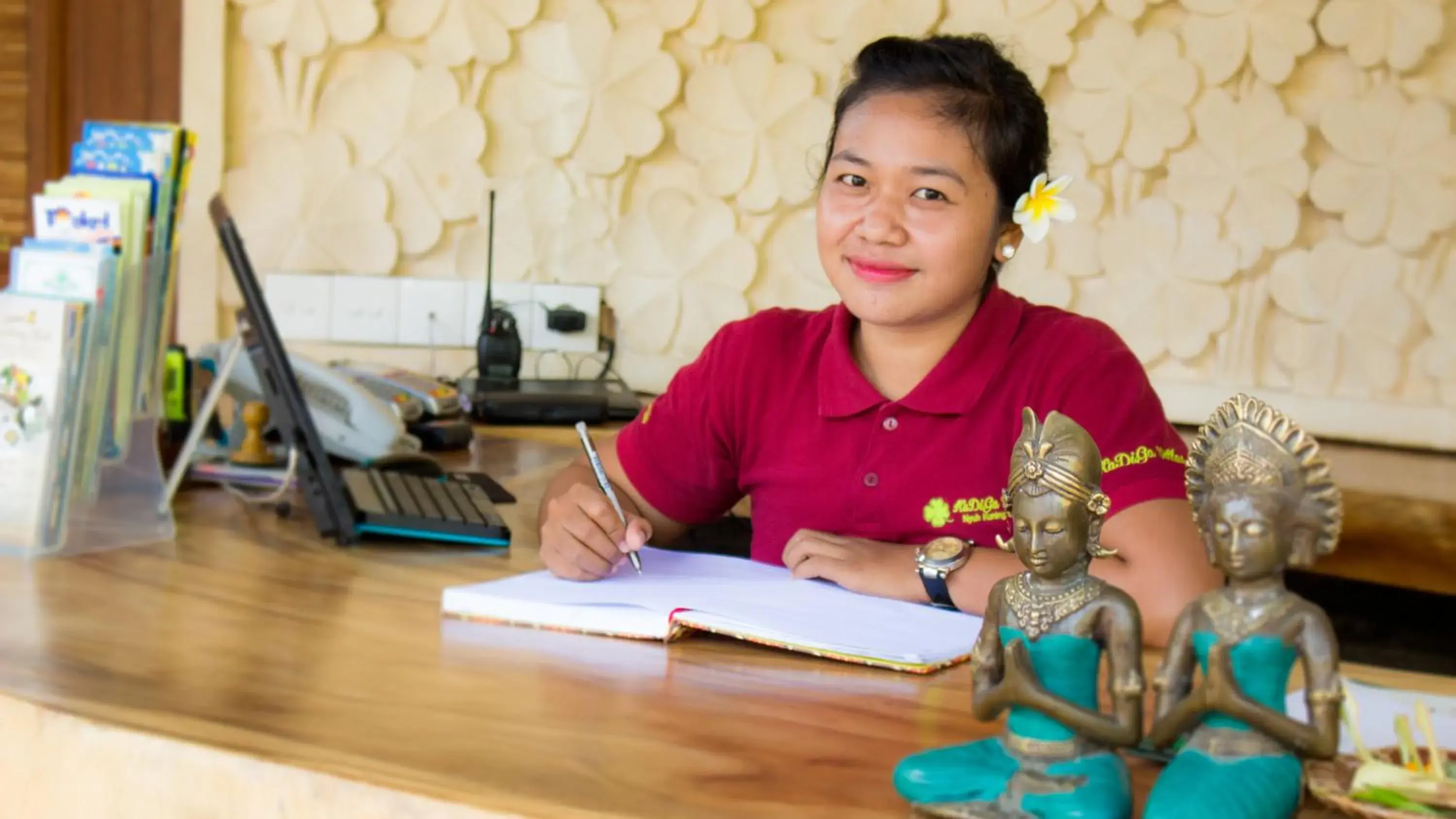 Lobby or reception in Kadiga Villas Ubud