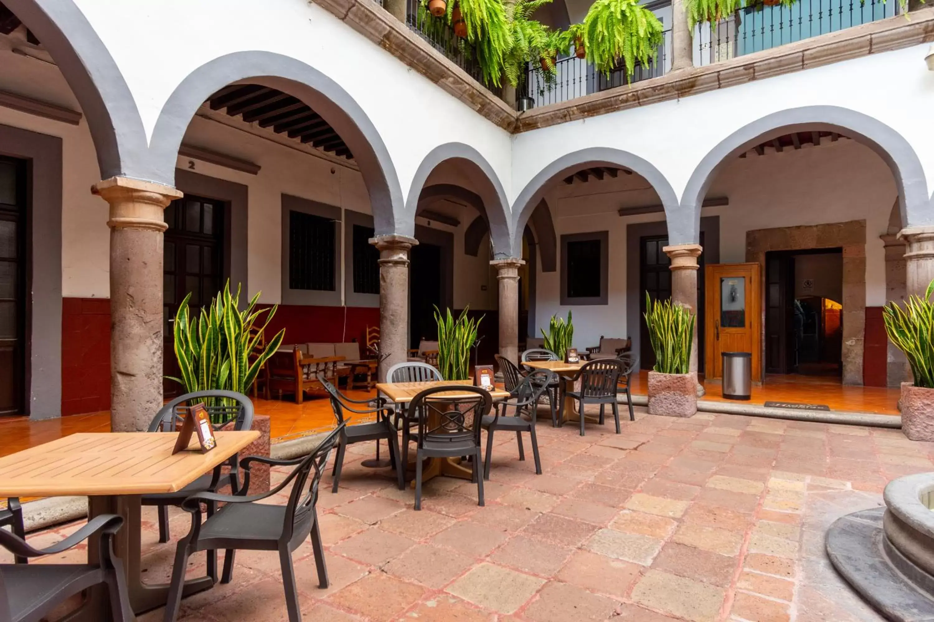 Patio in Hotel Hidalgo