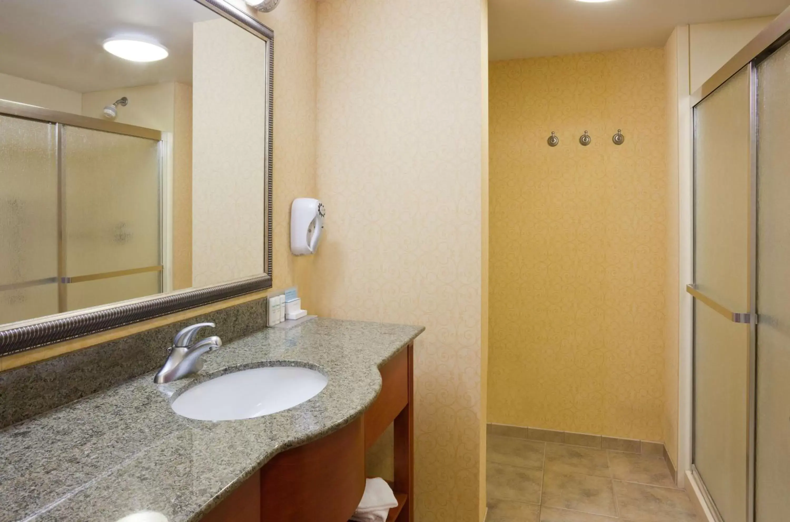 Bed, Bathroom in Hampton Inn & Suites Lino Lakes