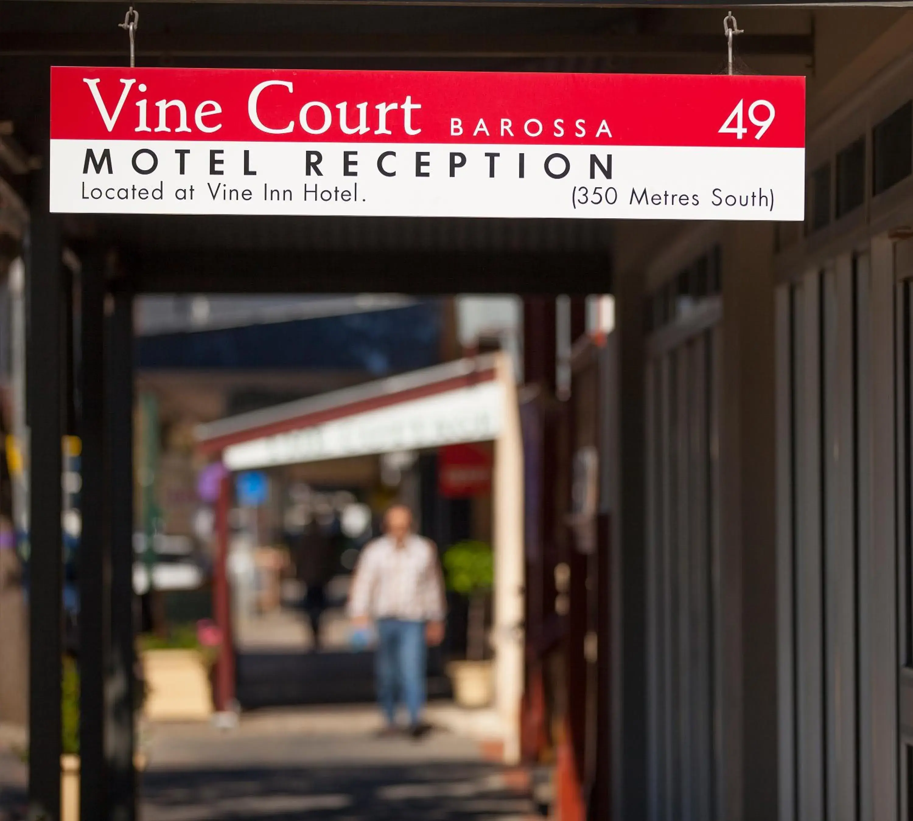 Property logo or sign in Vine Inn Barossa