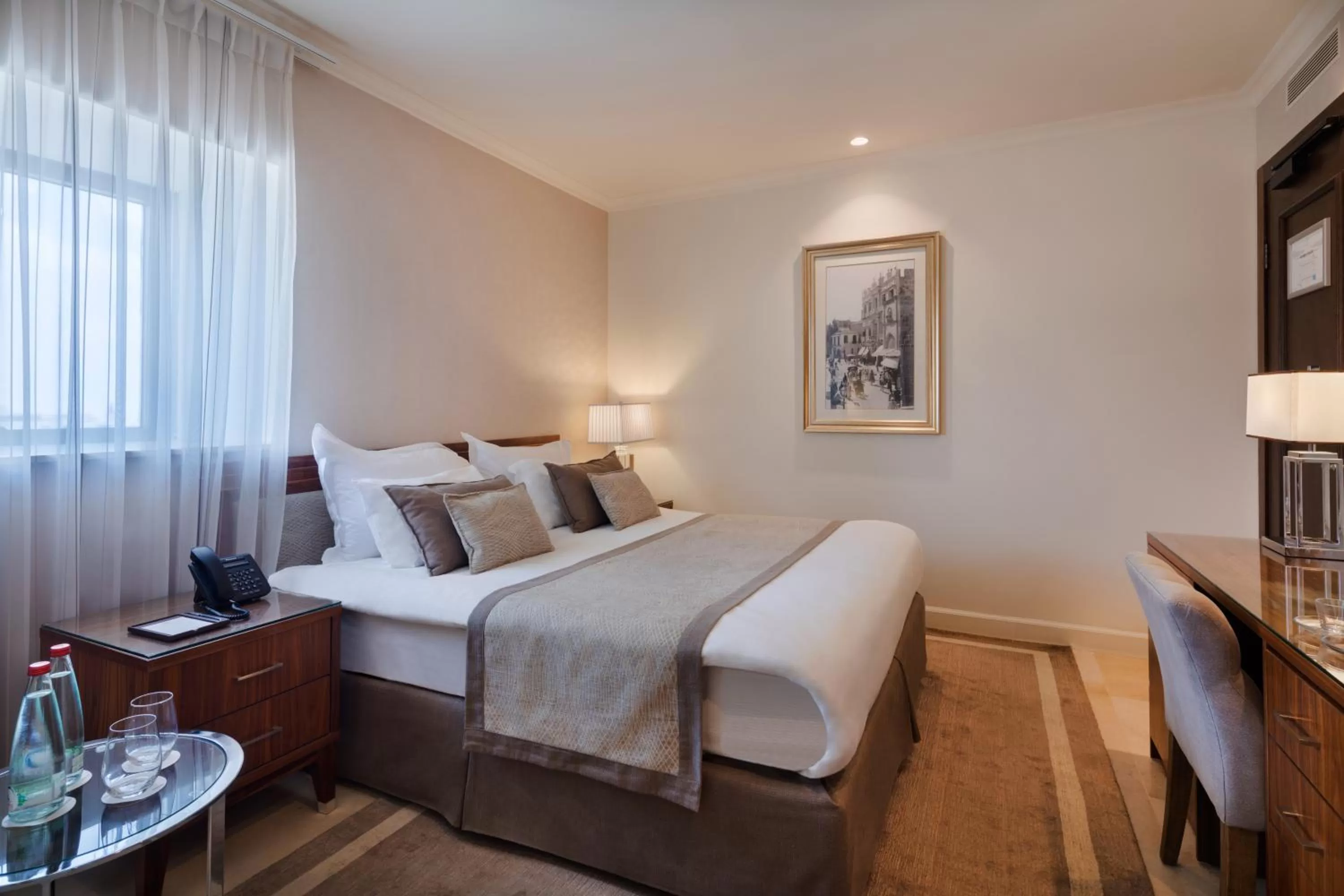 View (from property/room), Bed in Herbert Samuel Jerusalem