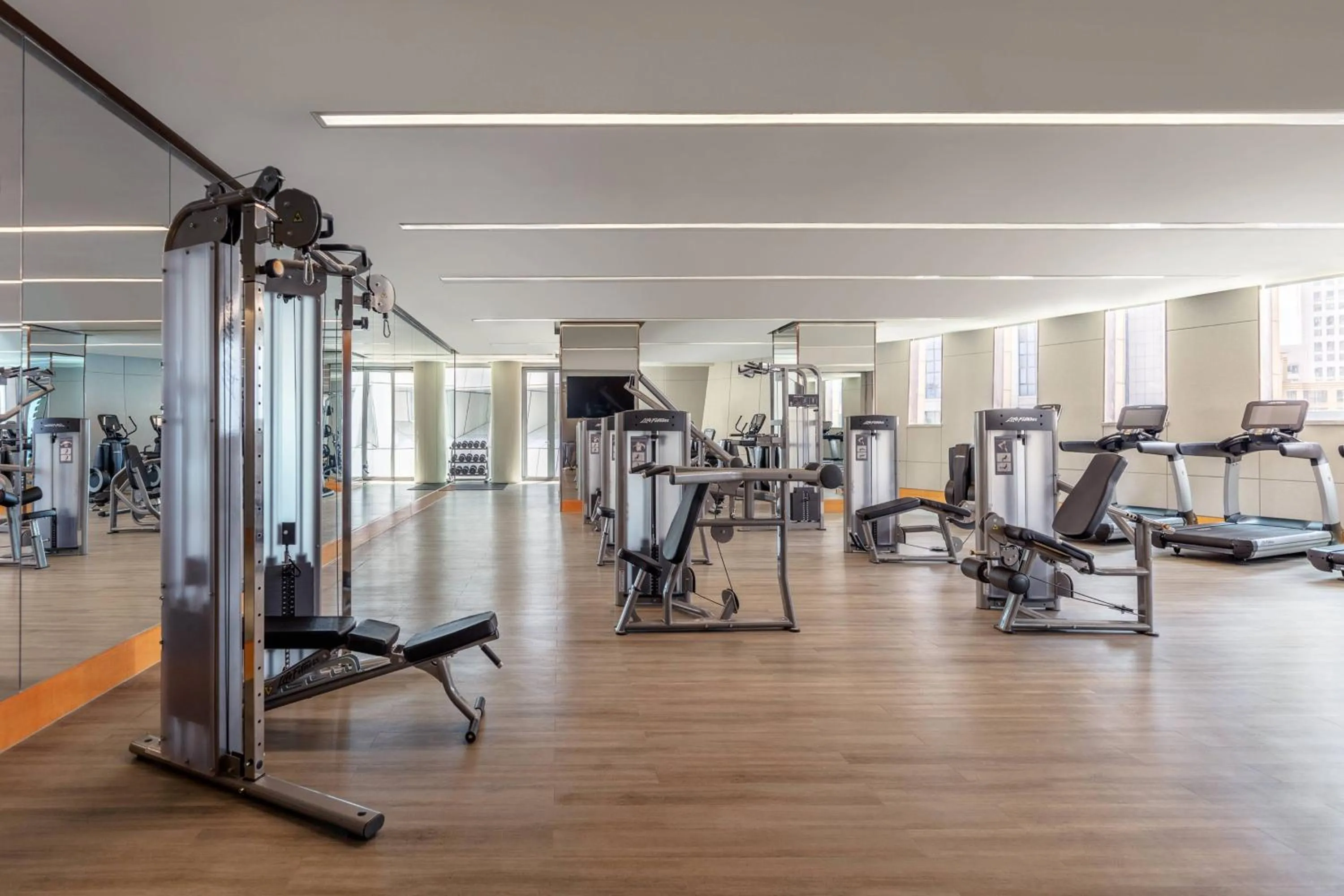 Fitness centre/facilities in JW Marriott Hotel Yinchuan