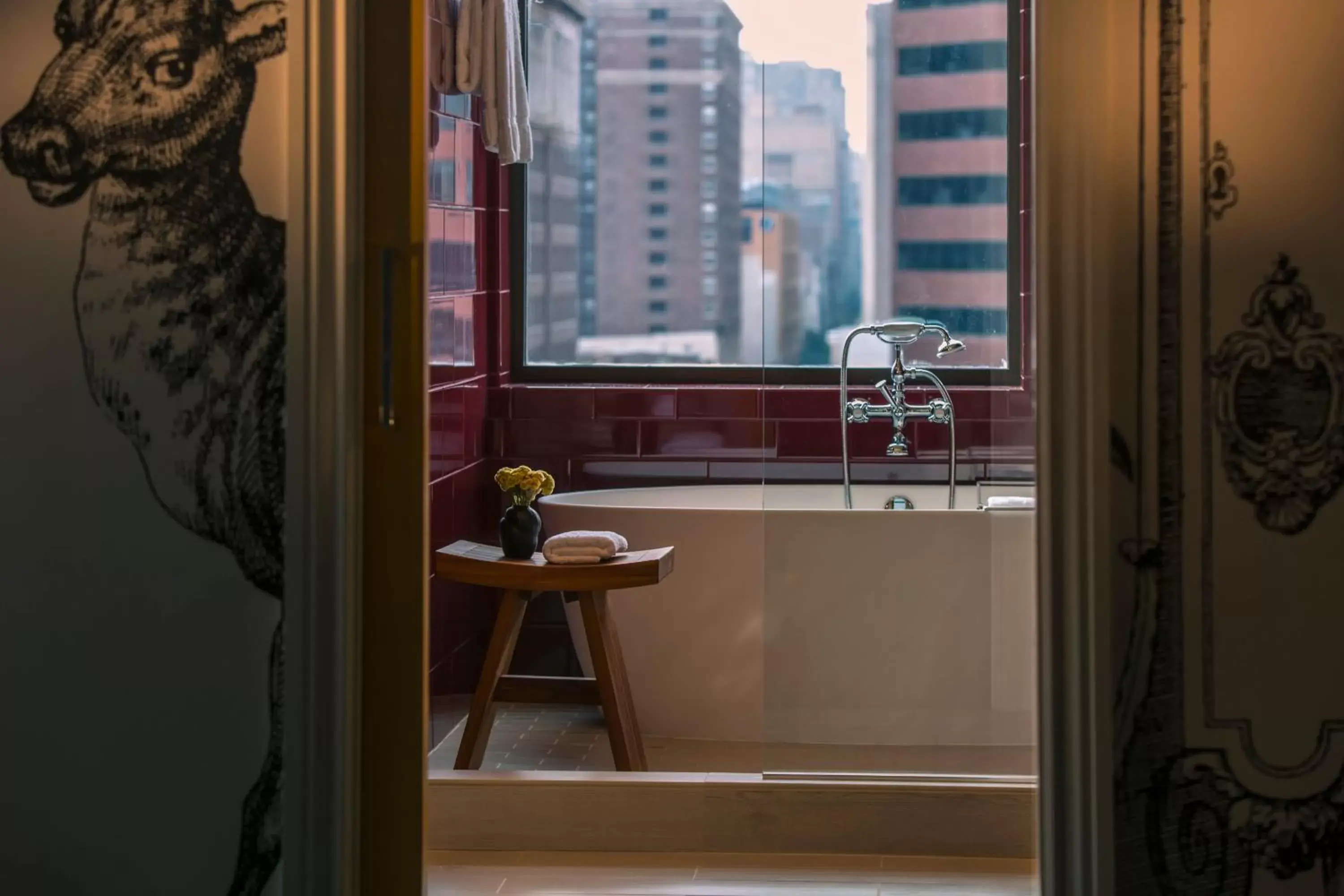 Bathroom in Kimpton Hotel Monaco Philadelphia, an IHG Hotel