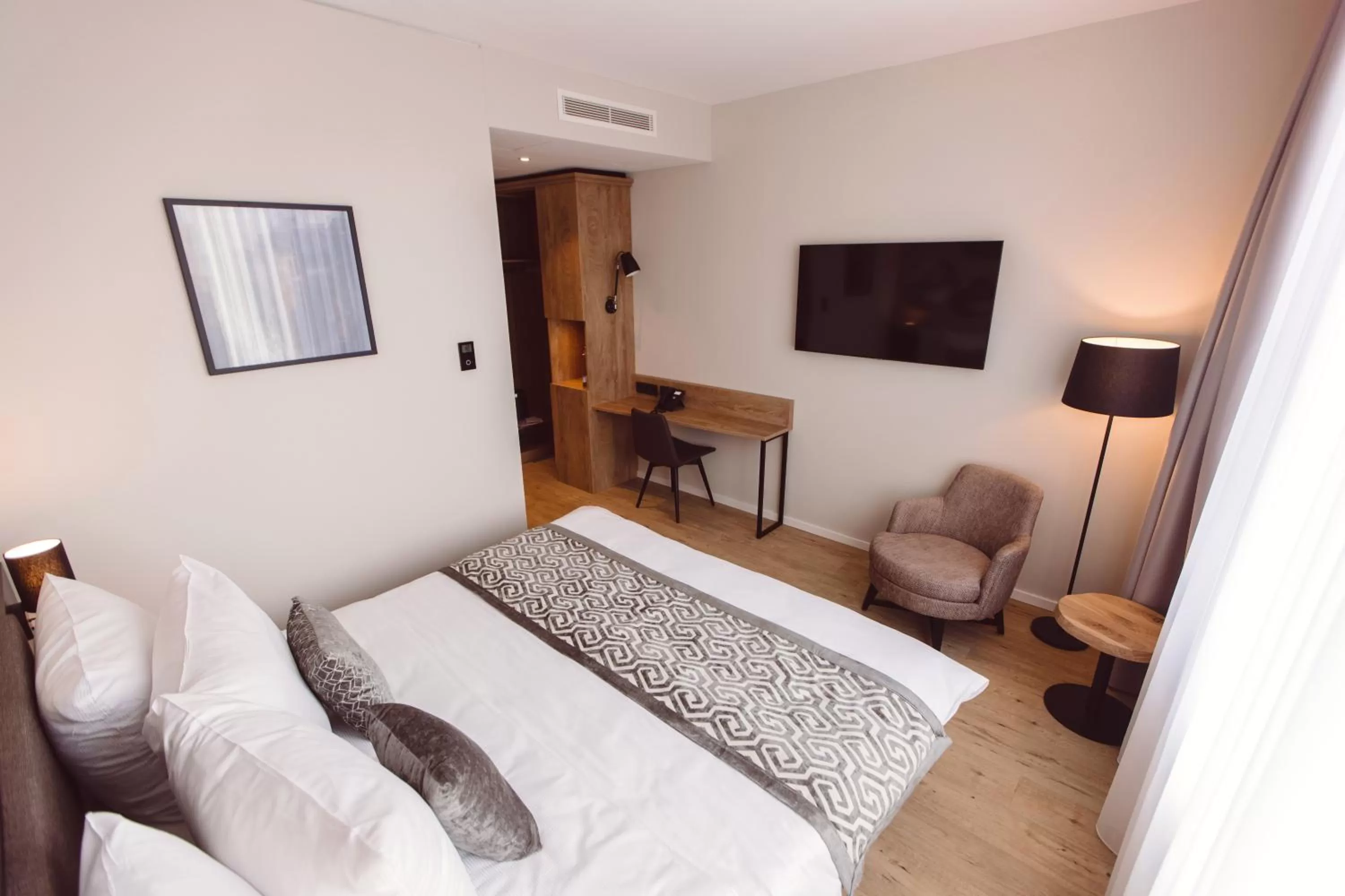 Bed in Hotel Libertas elements pure