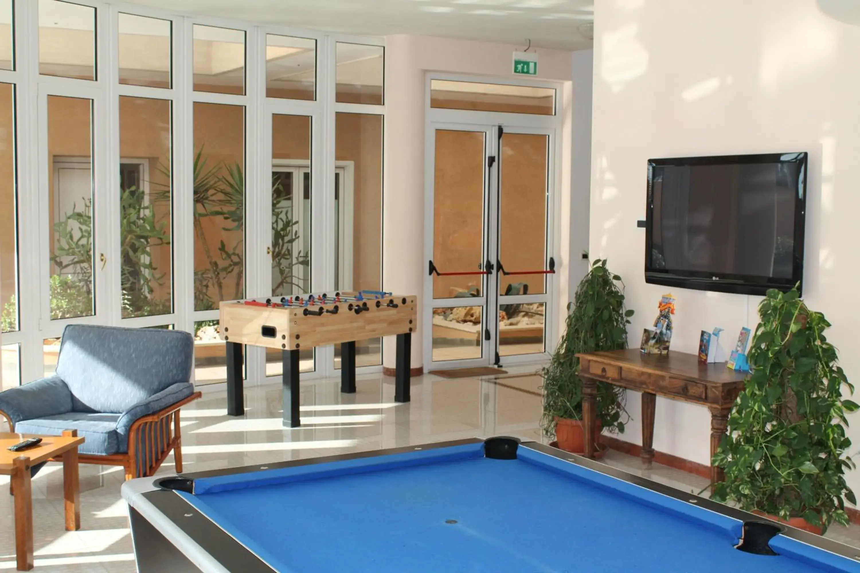 Table tennis, Billiards in Hotel Minerva