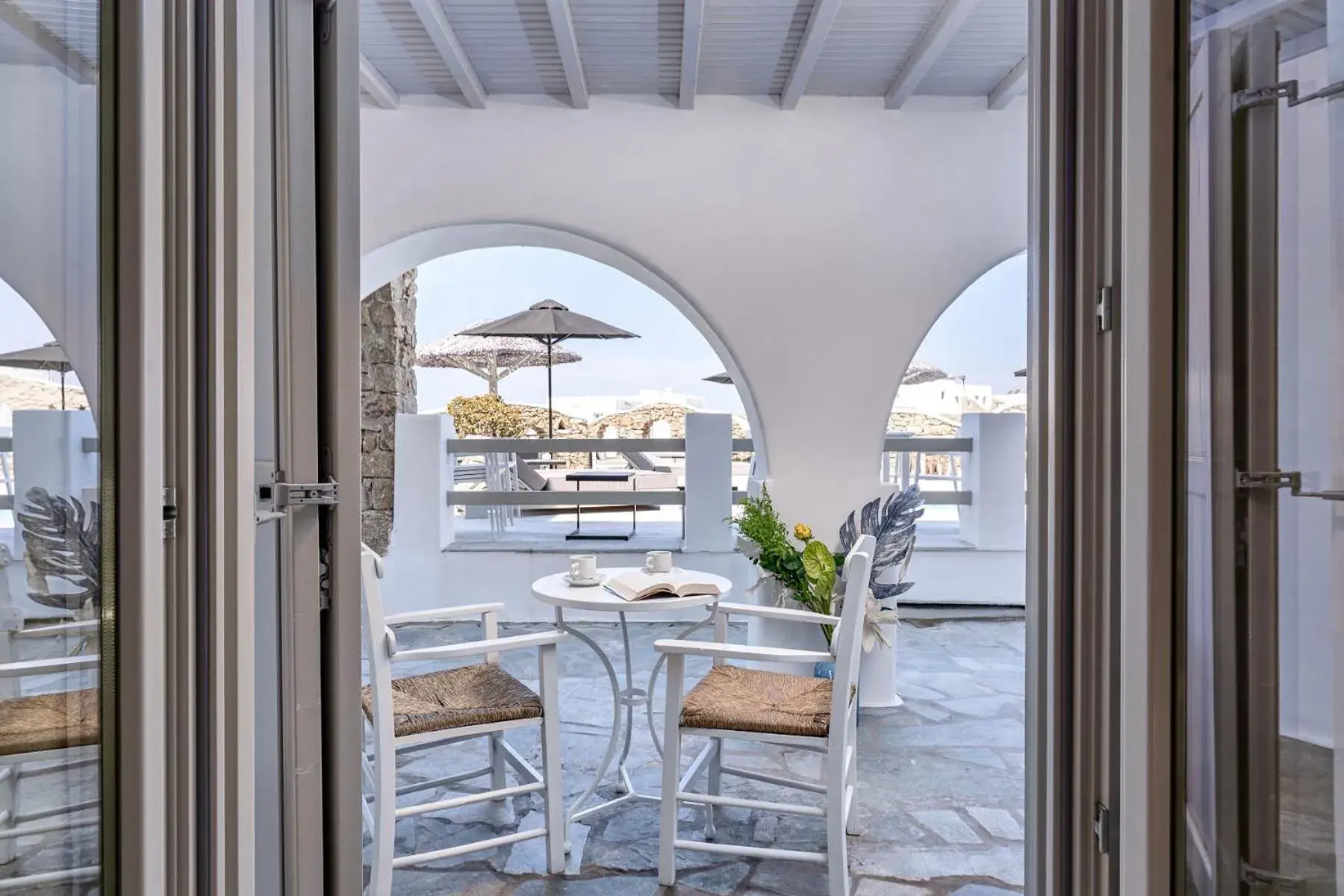 Balcony/Terrace in Paolas own Boutique Hotel