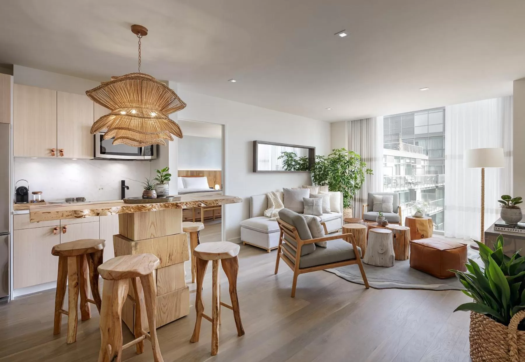 Living room in 1 Hotel Toronto