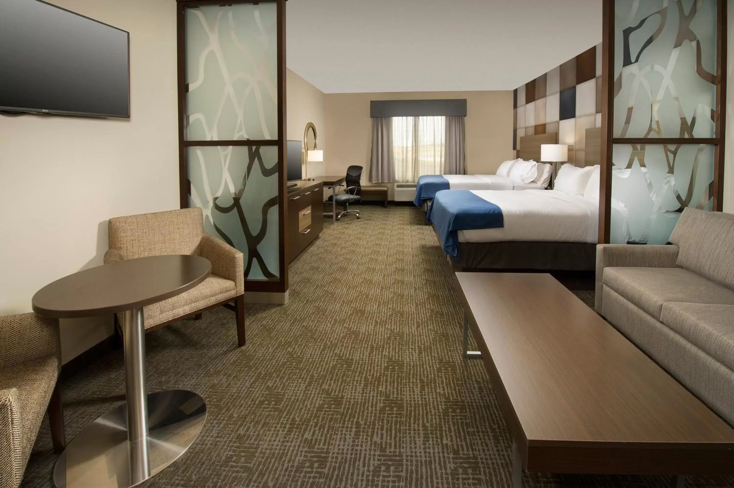 Bedroom, Bed in Holiday Inn Express Hotel & Suites Waco South, an IHG Hotel