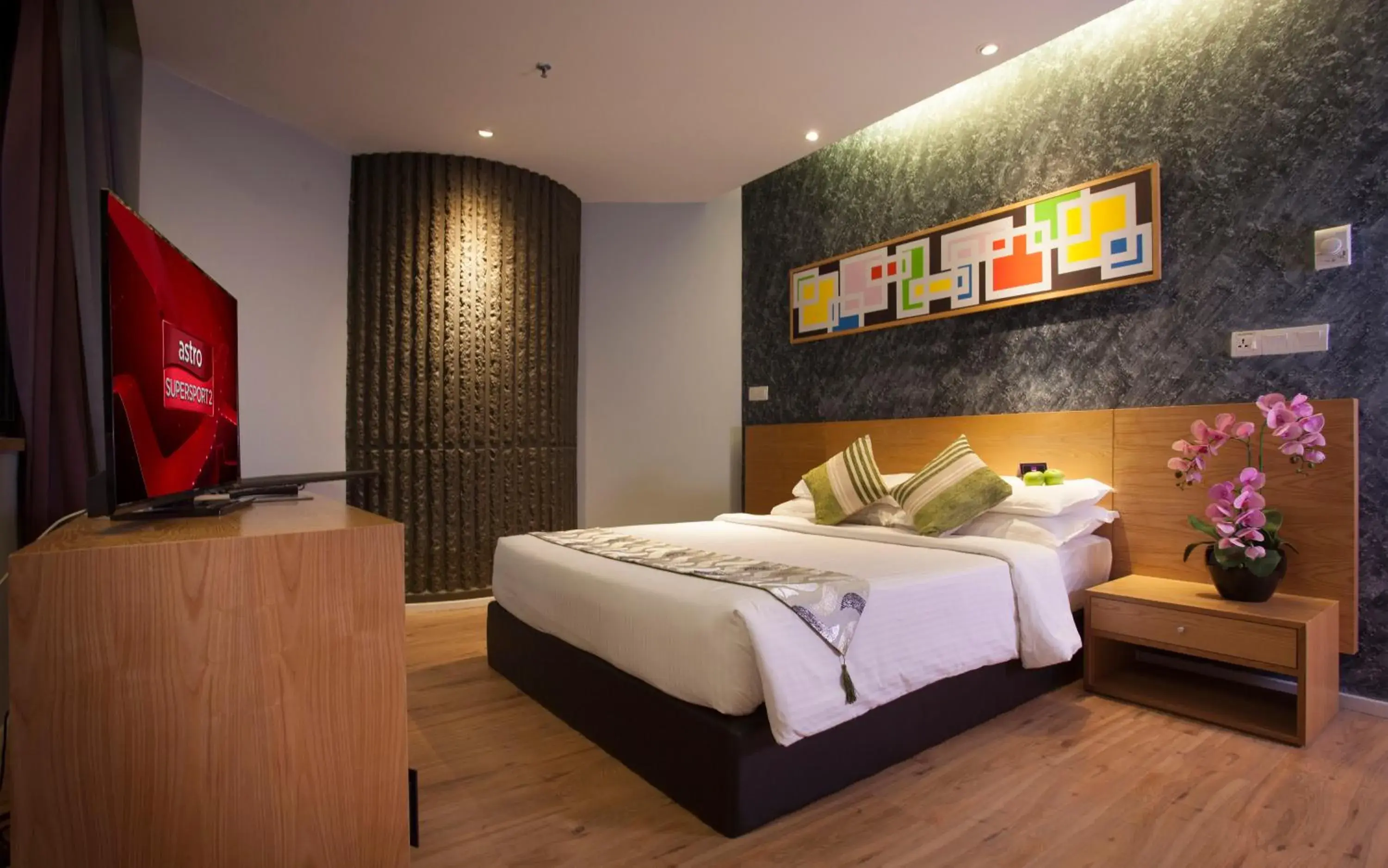 Bed in de King Boutique Hotel KLCC