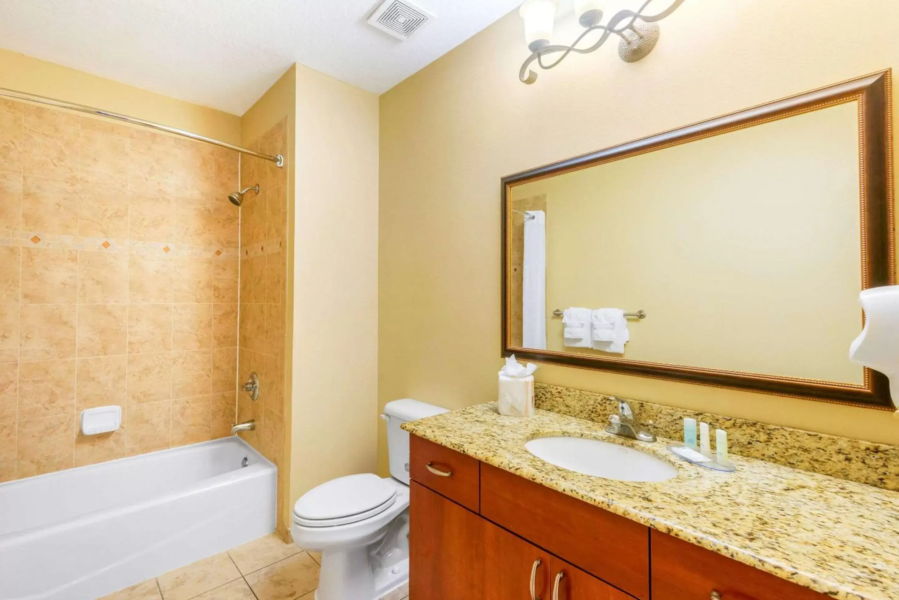 Bathroom in Clarion Inn Ormond Beach at Destination Daytona