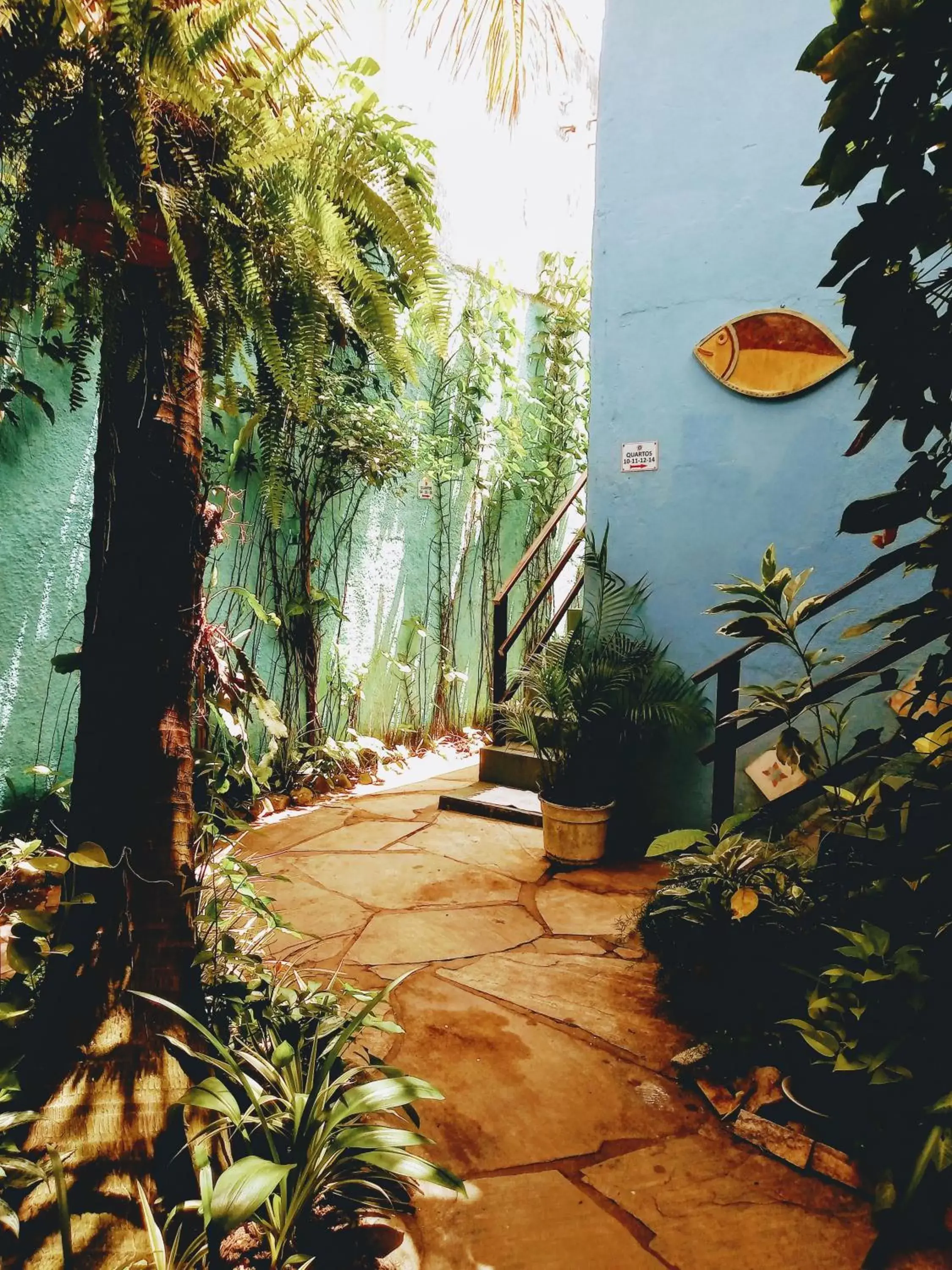 Garden in Pousada Mandala