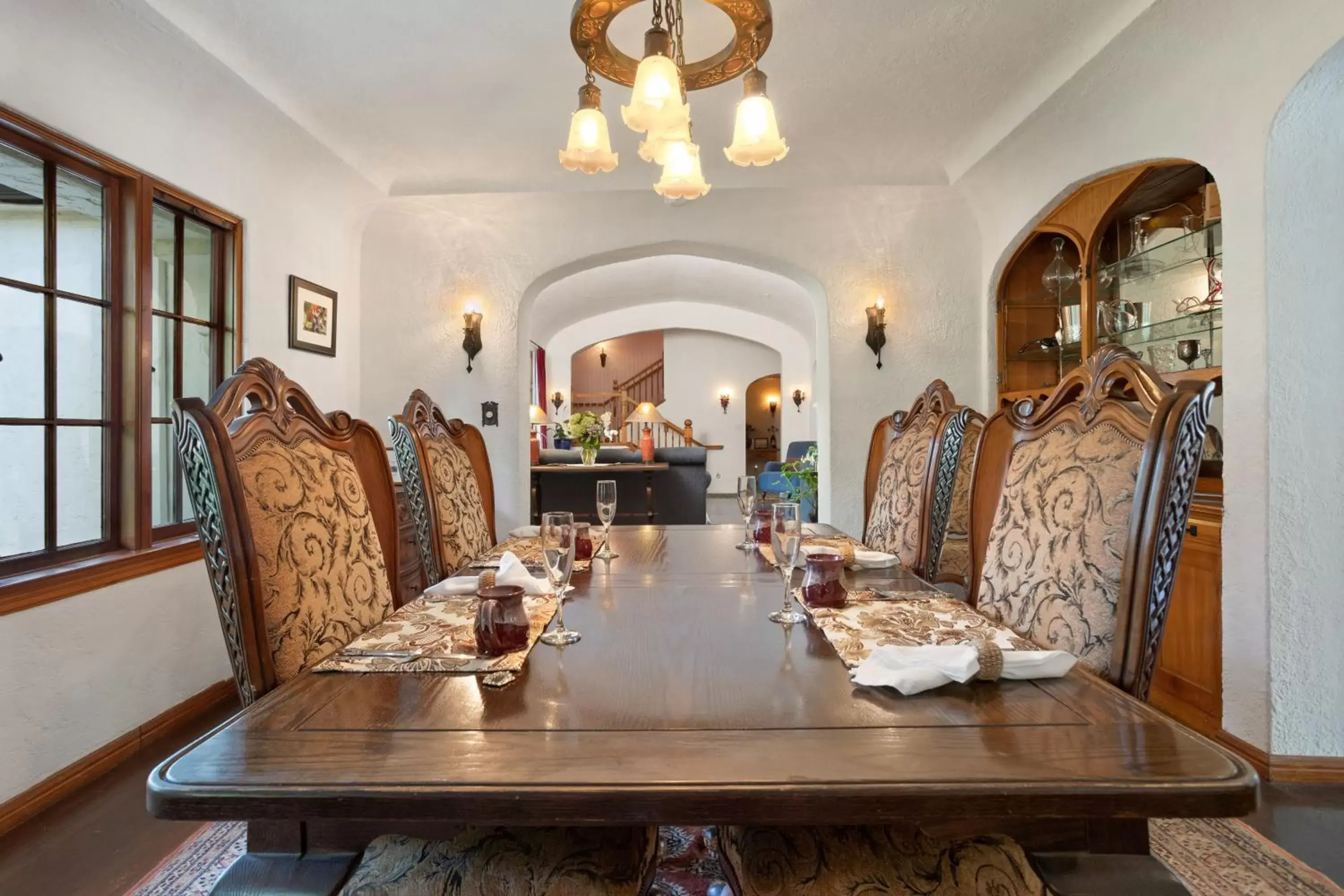 Dining area, Restaurant/Places to Eat in Candlelight Inn Napa Valley