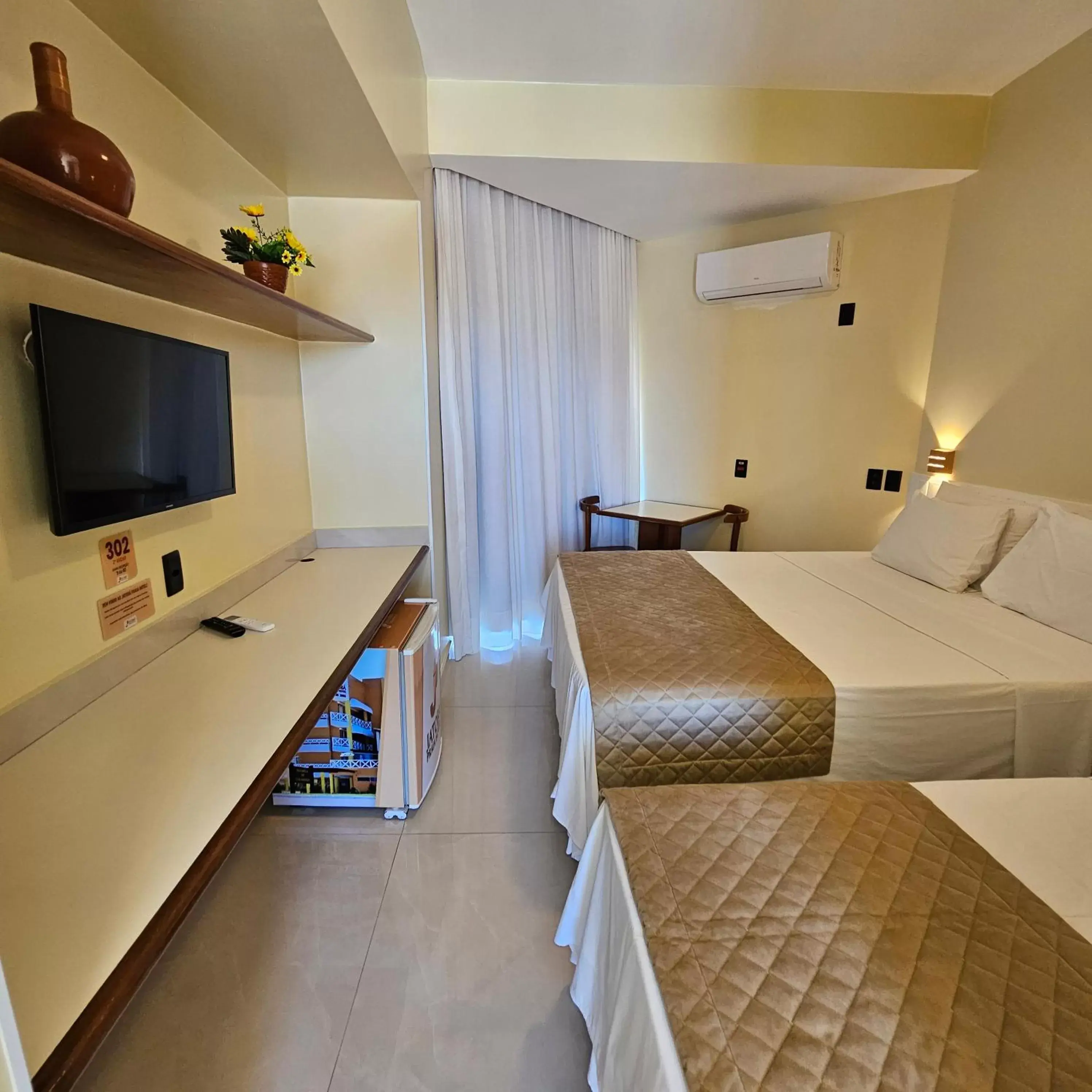 Bed in Jatobá Praia Hotel