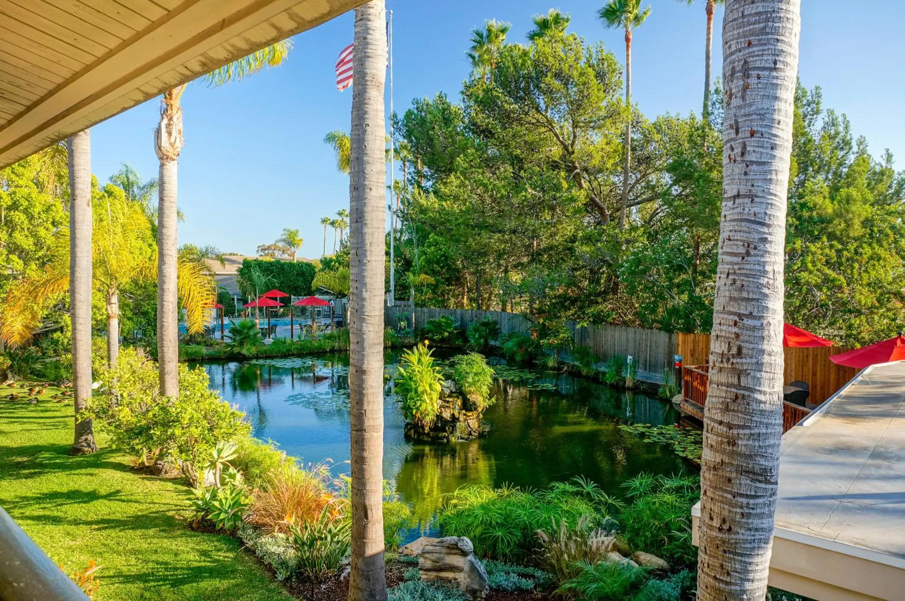 Garden in Ramada by Wyndham Santa Barbara