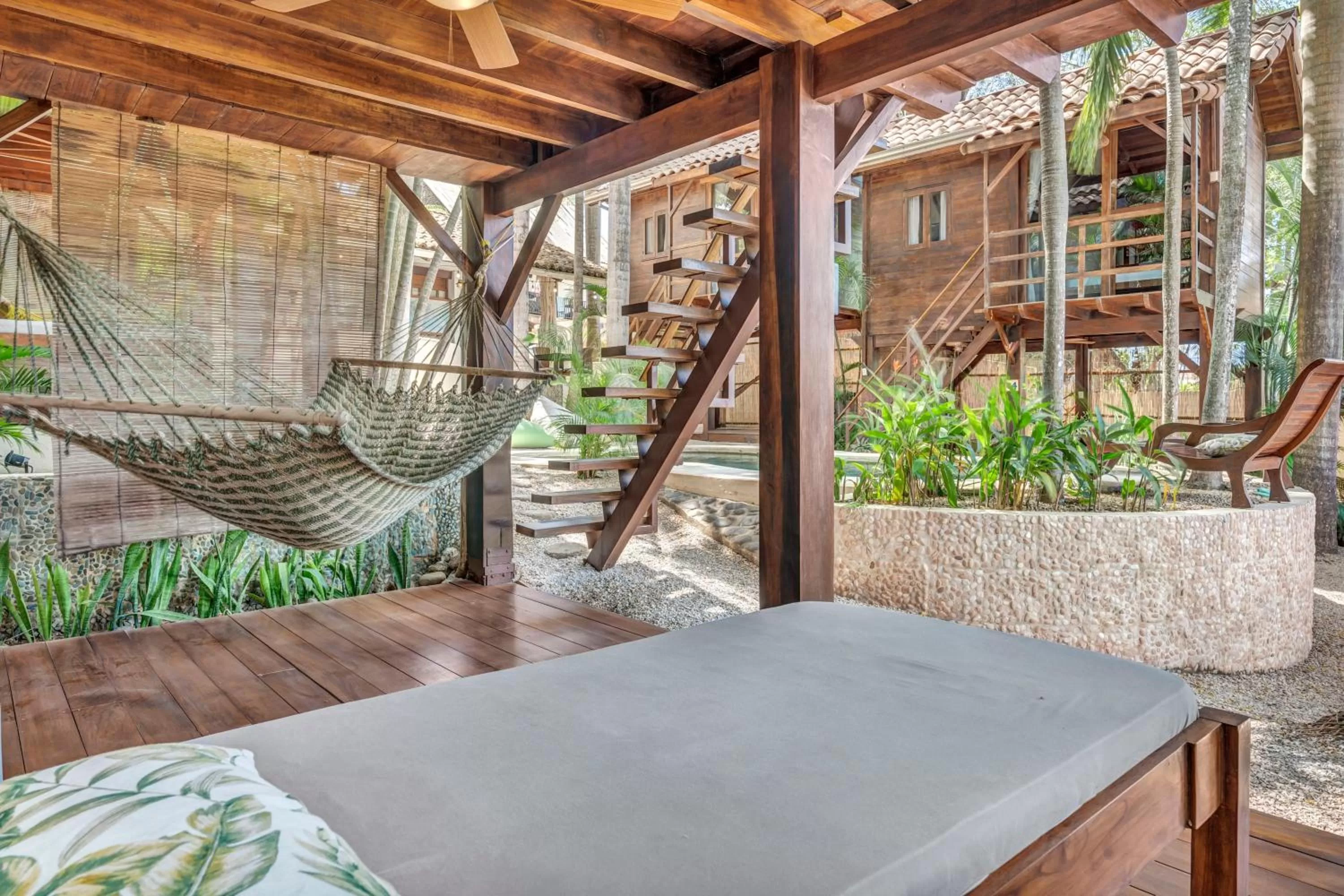 Bed in The Beach Bungalows - Yoga and Surf Hotel - Adults Only
