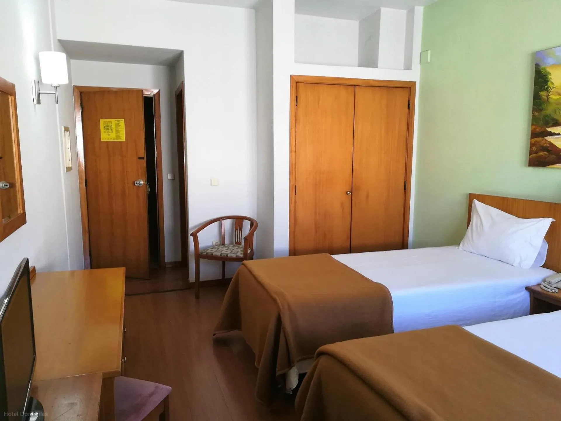 Bed in Hotel Dom Vilas