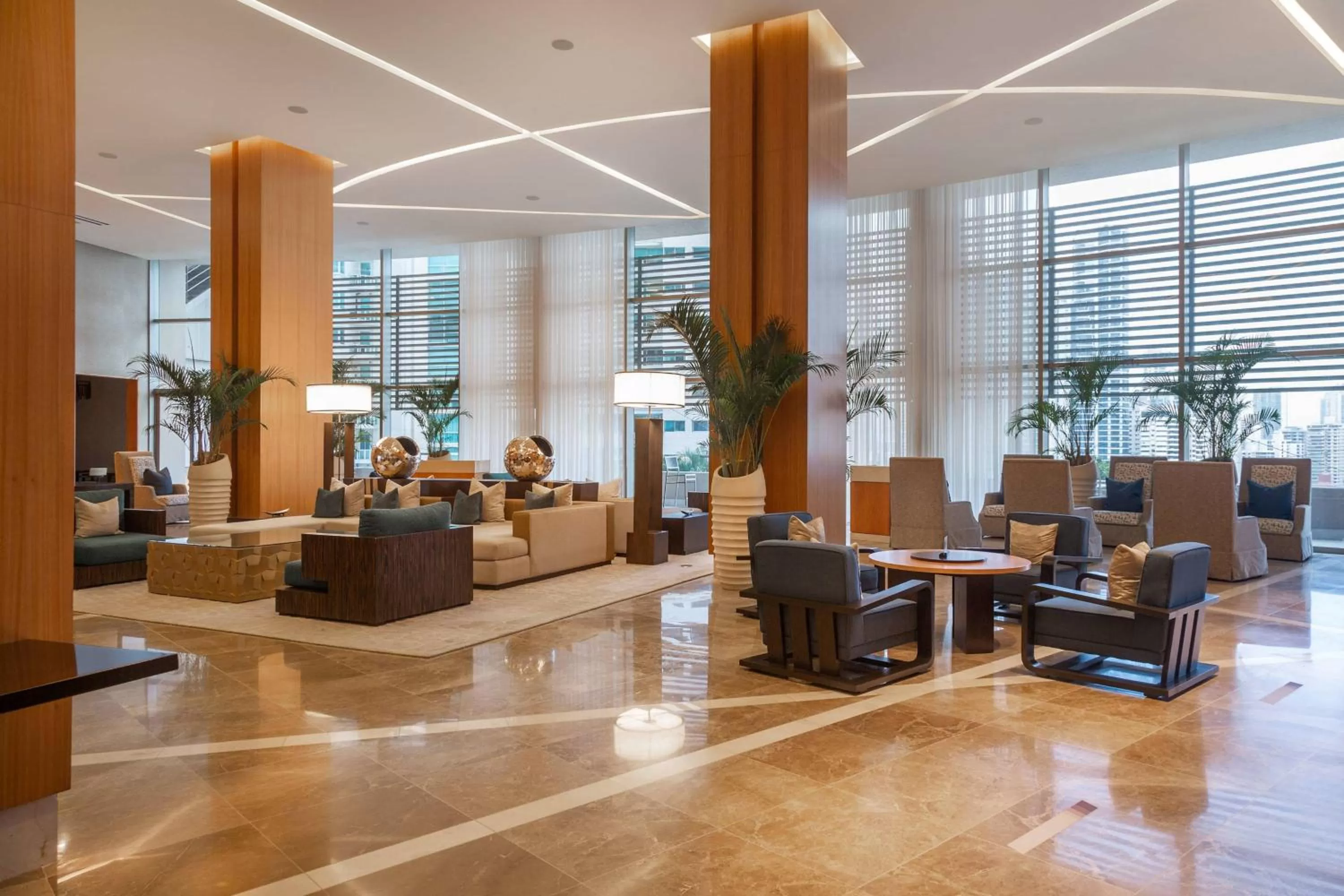 Lobby or reception in JW Marriott Panama