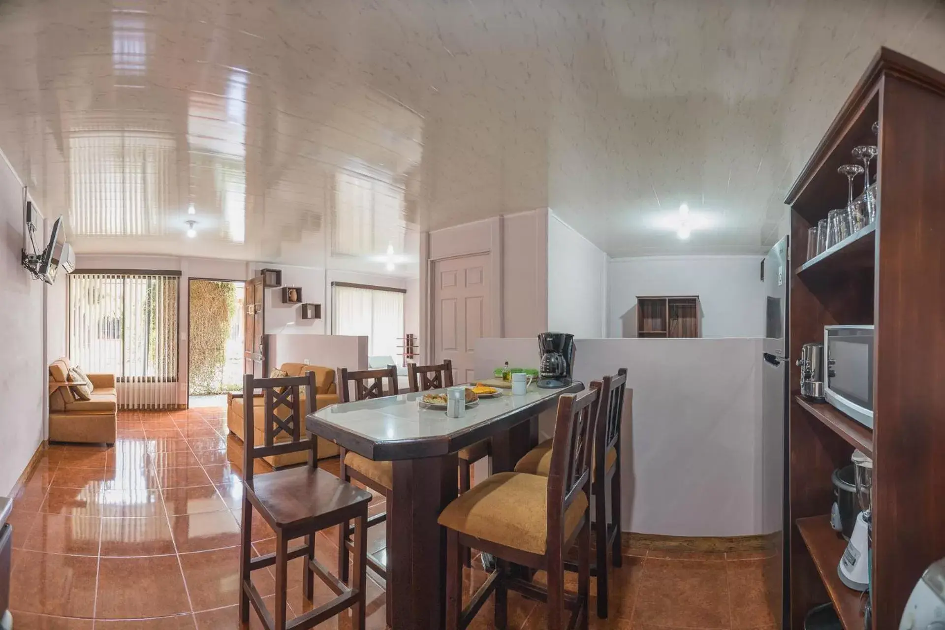 kitchen in Cabañas del Rio