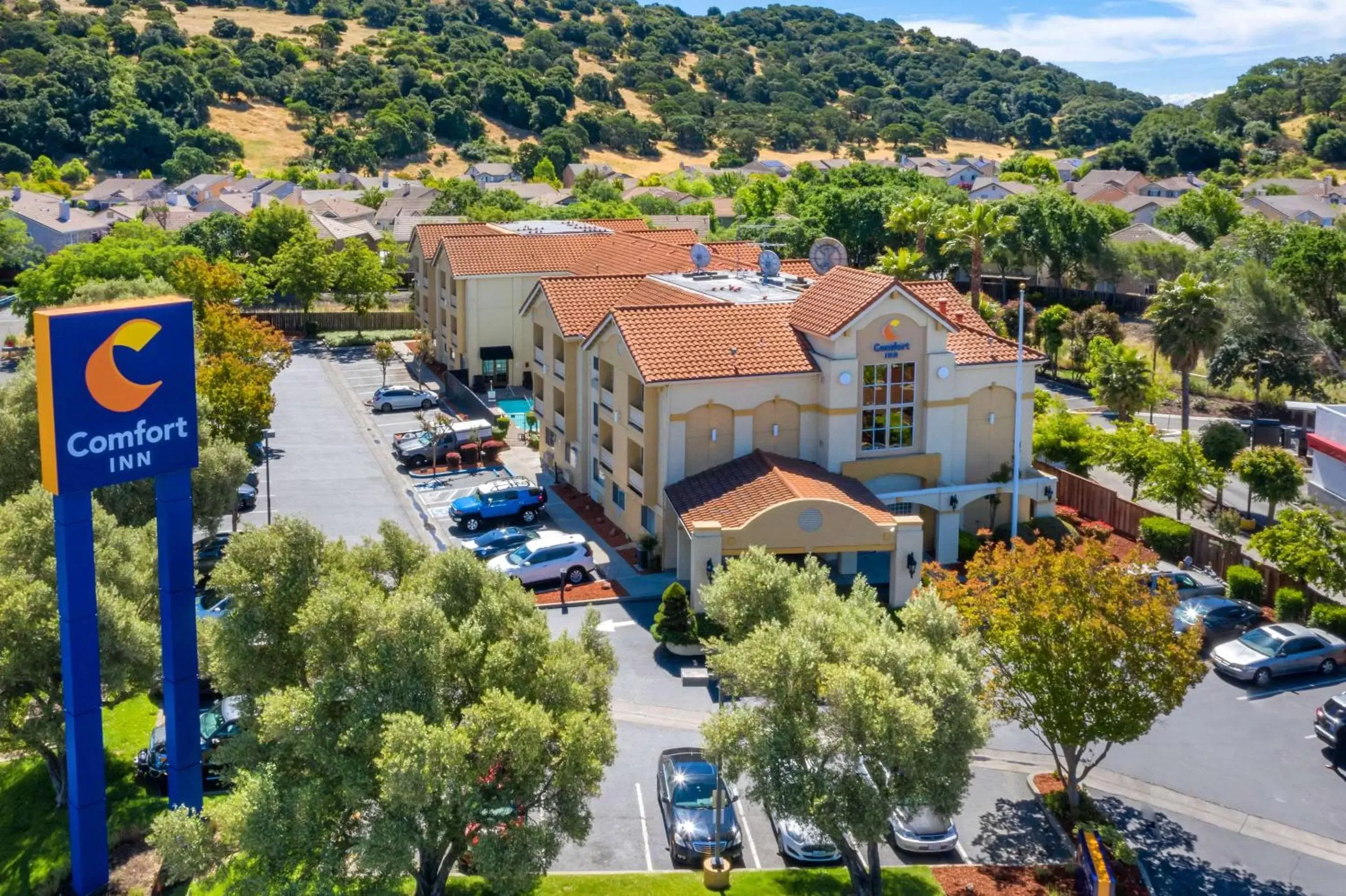 Property building, Bird's-eye View in Comfort Inn Cordelia