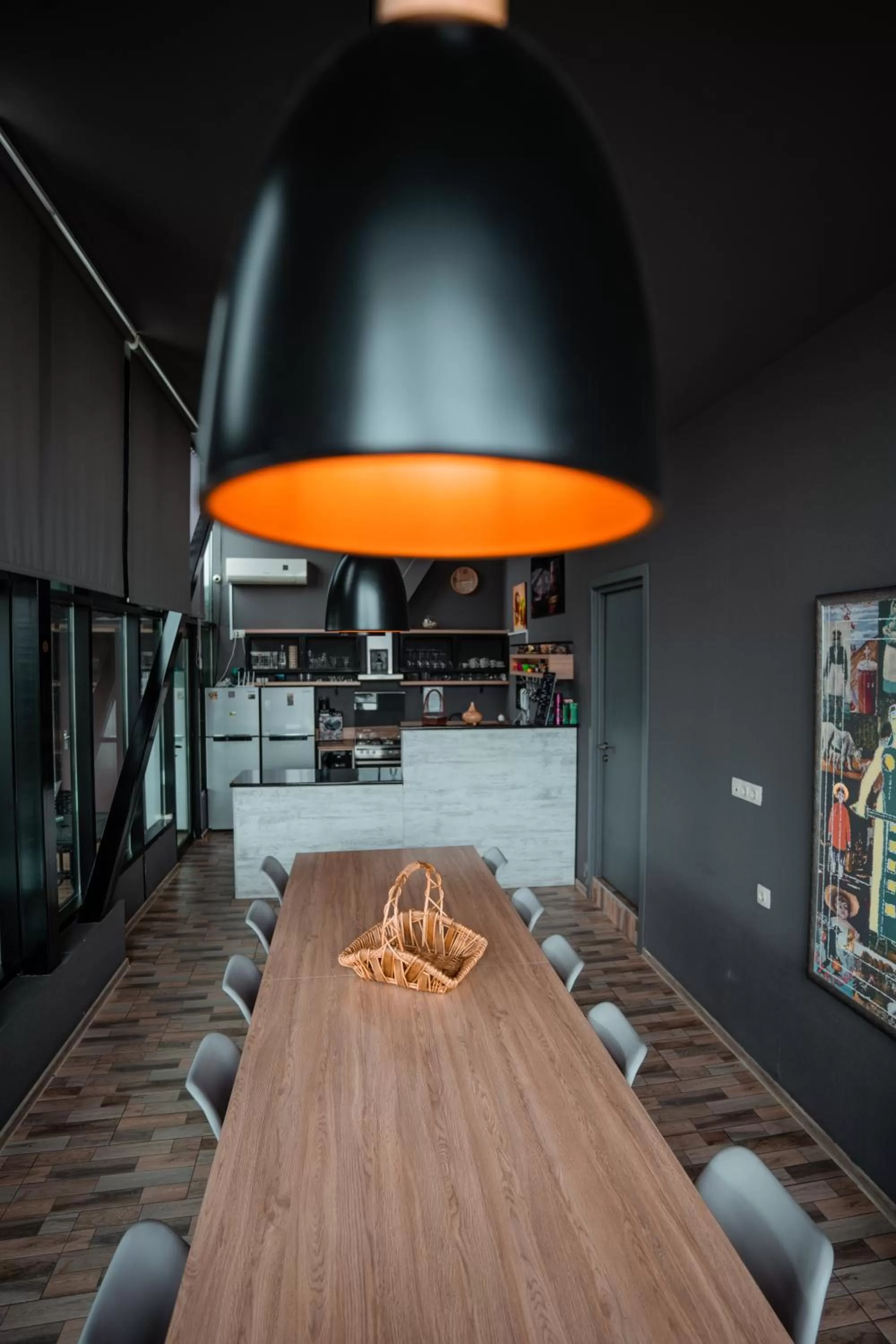 Kitchen or kitchenette in Hotel Grand View in Tbilisi