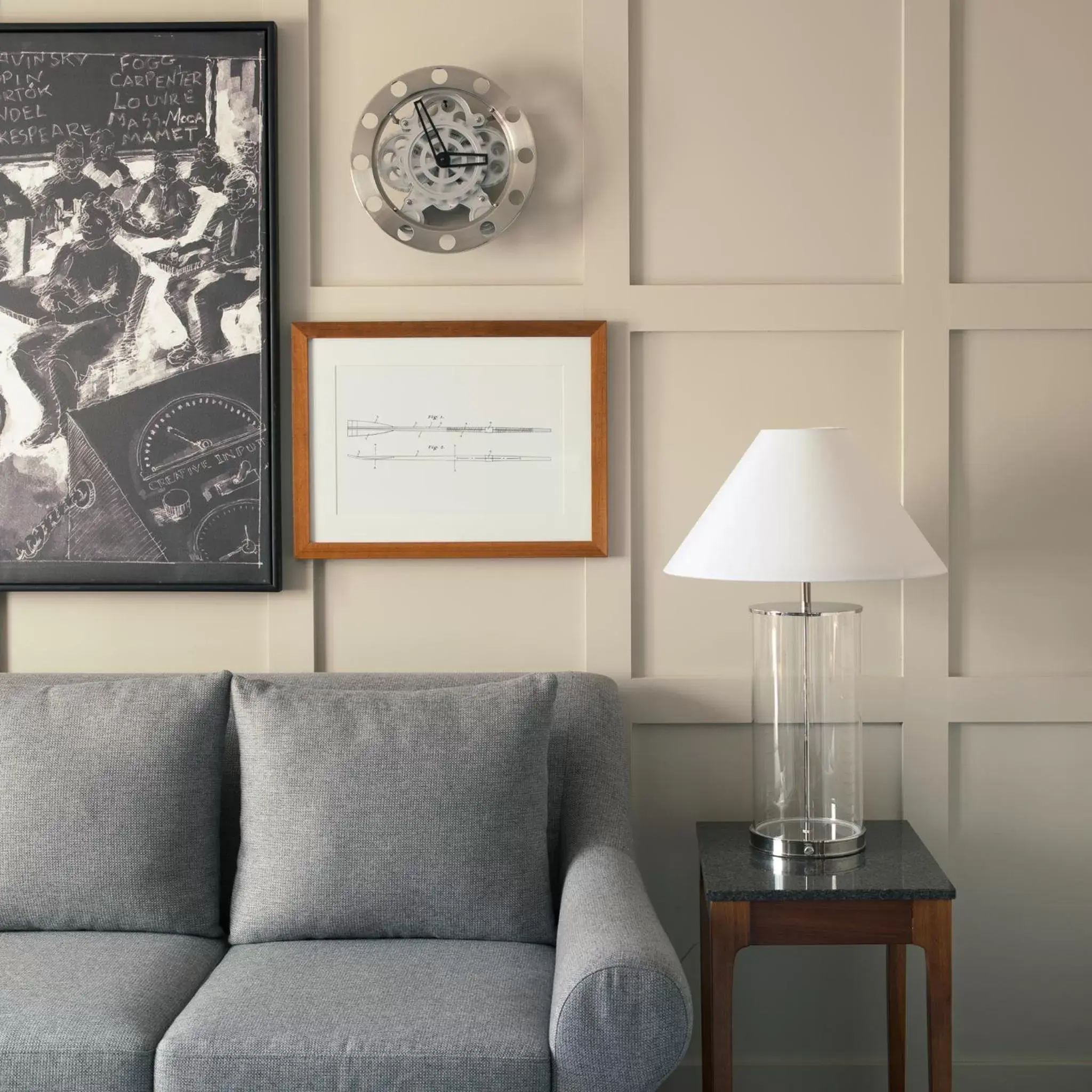 Decorative detail, Seating Area in The Charles Hotel in Harvard Square