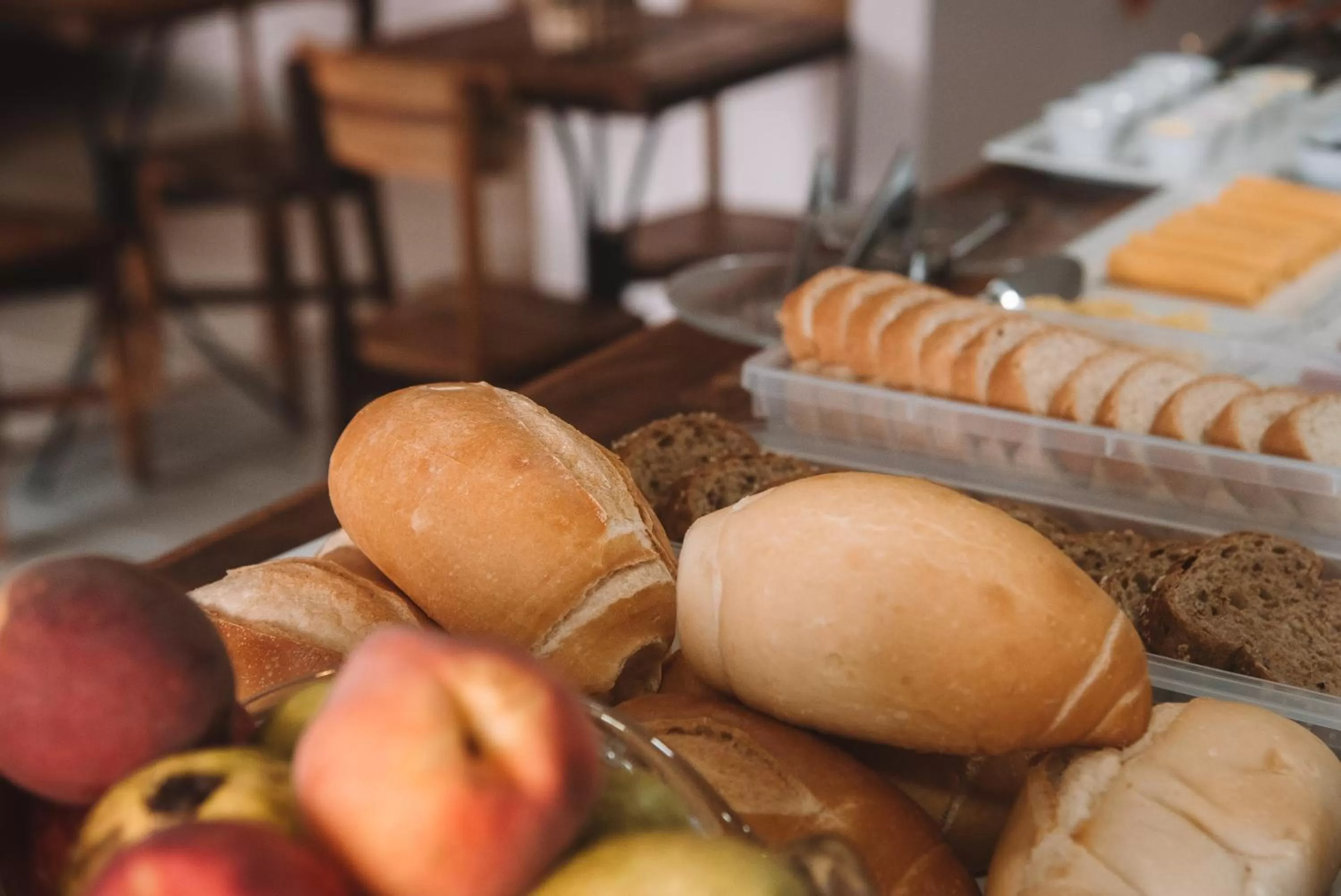 Continental breakfast in Pousada Moquirido